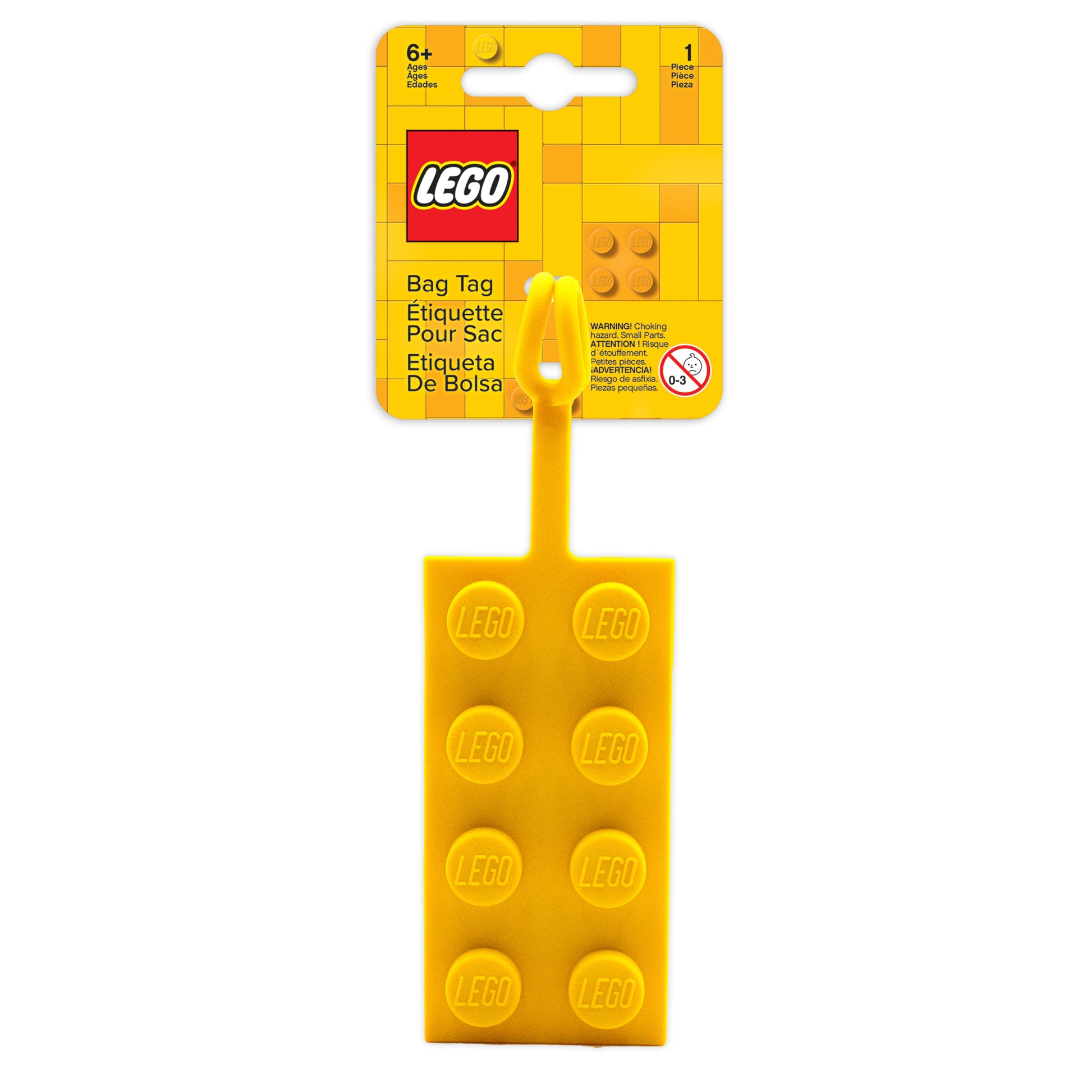 Zawieszka do bagażu Klocek LEGO® (Żółty)