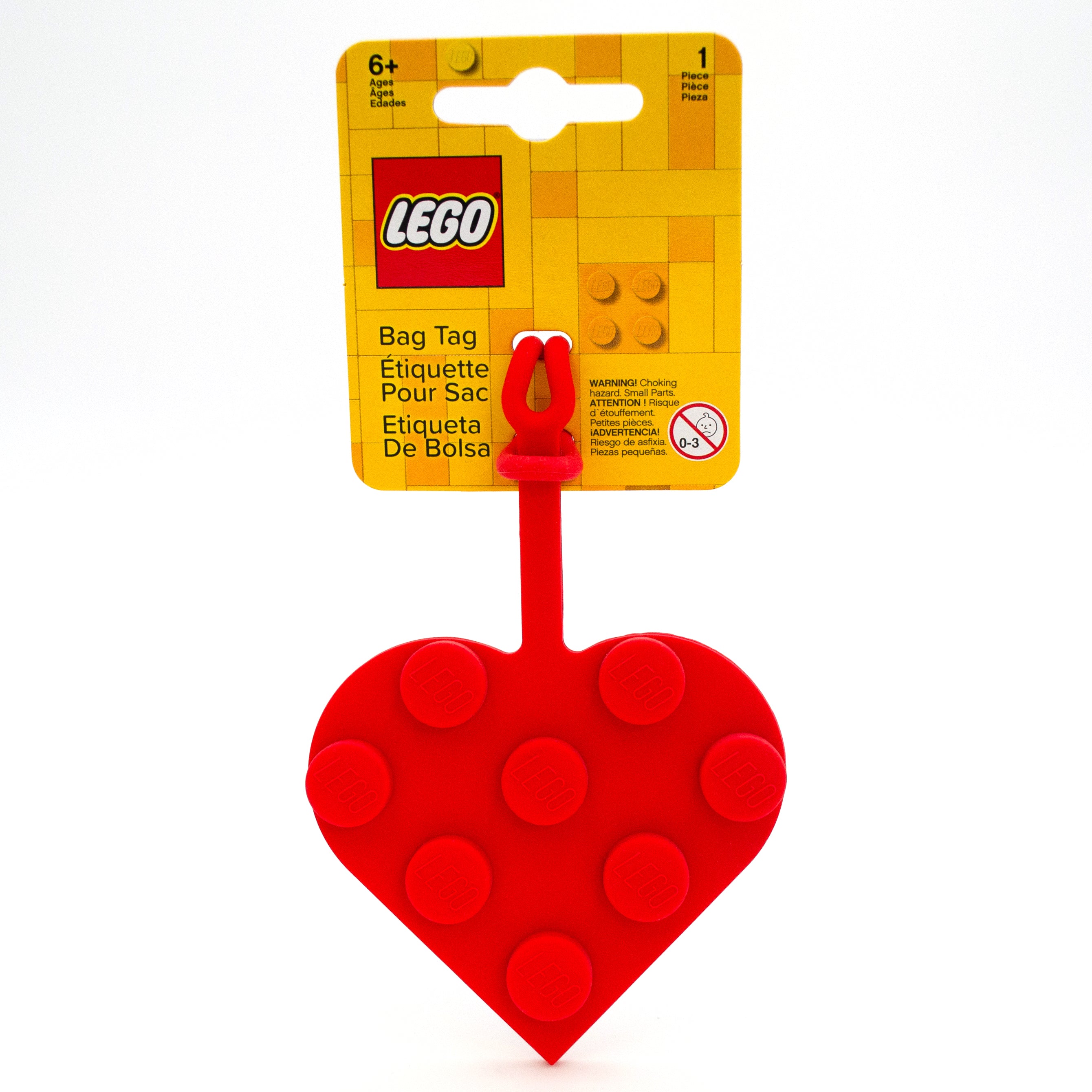 Zawieszka do bagażu LEGO® Czerwone serce