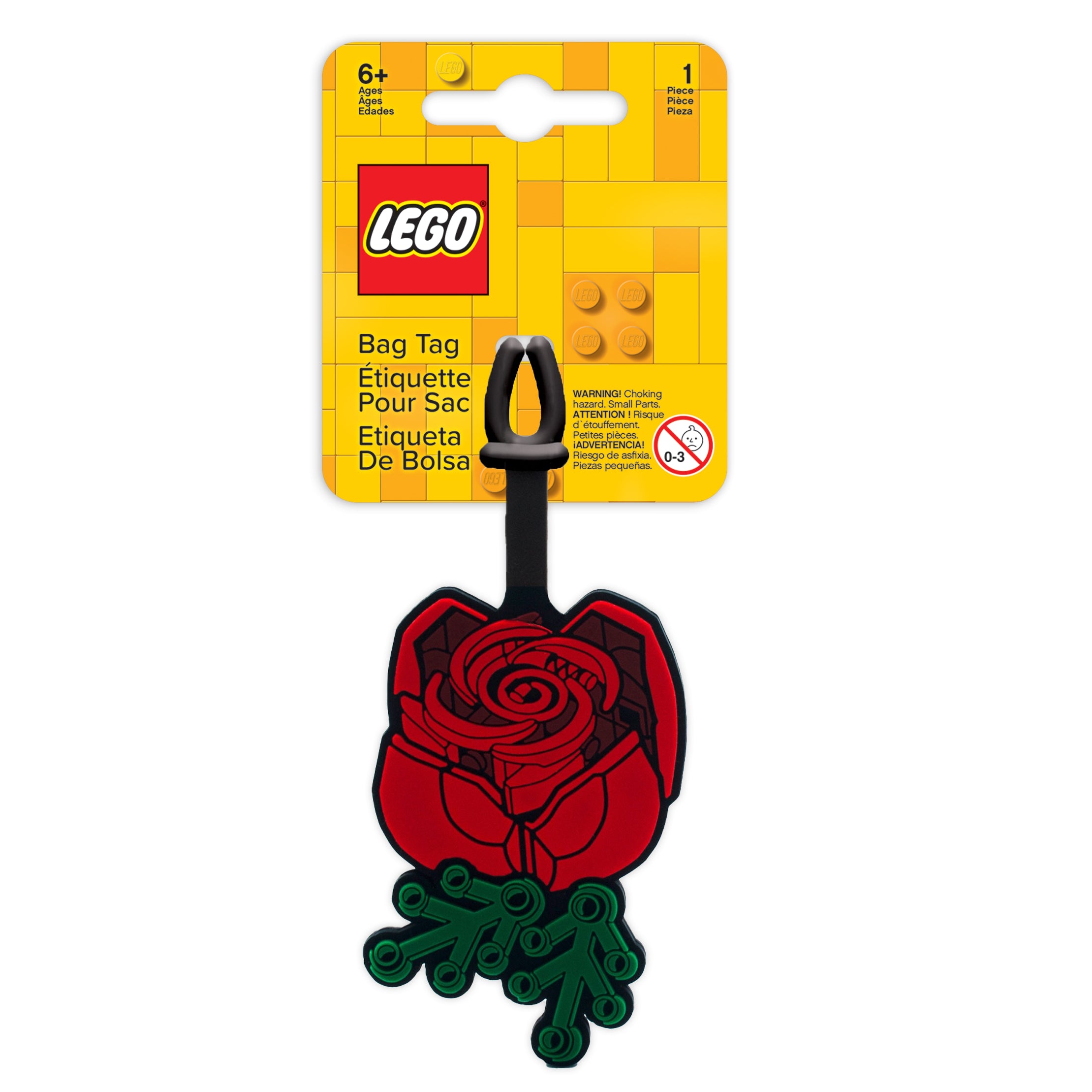Zawieszka do bagażu LEGO® Botanicals Rose