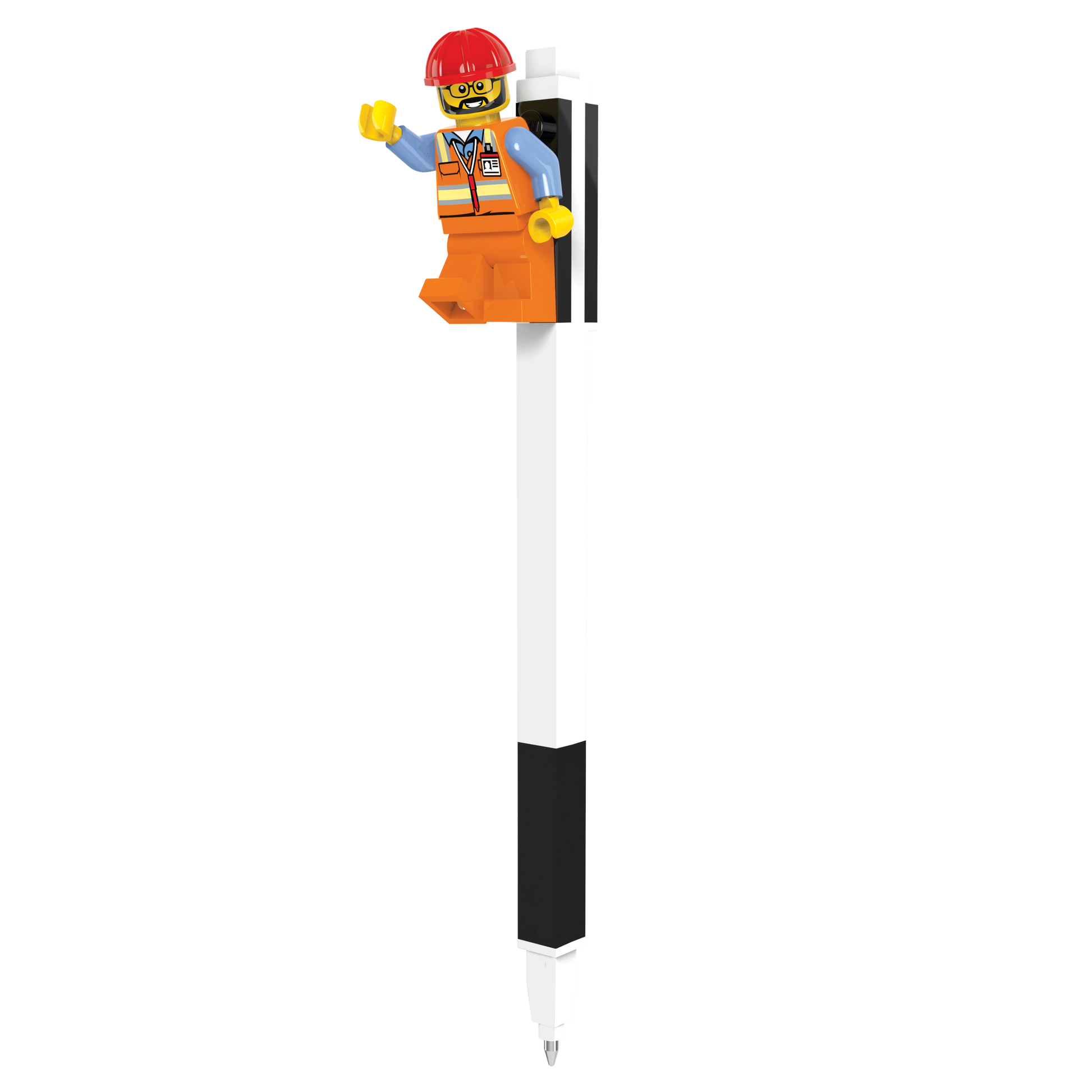 Długopis żelowy LEGO® Pen Pal z Minifigurką – czarny
