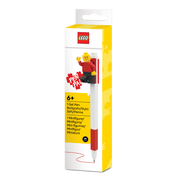 Długopis żelowy LEGO® Pen Pal z Minifigurką – czerwony