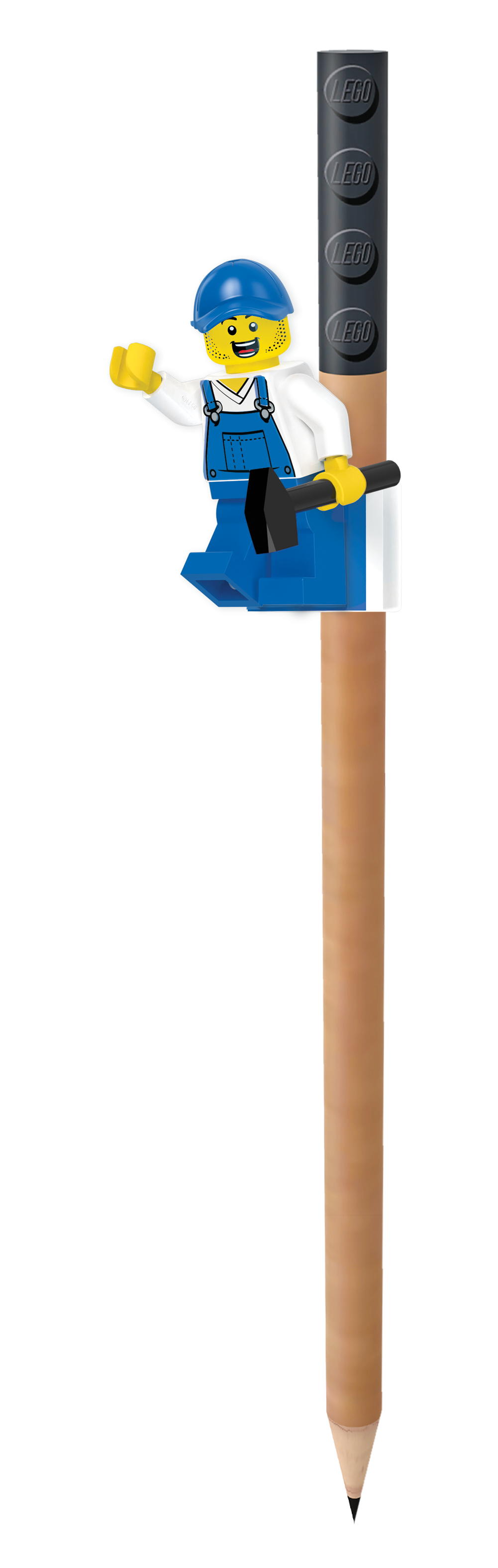 Kredki LEGO® z temperówką klockiem mocującym – 12 kolorów