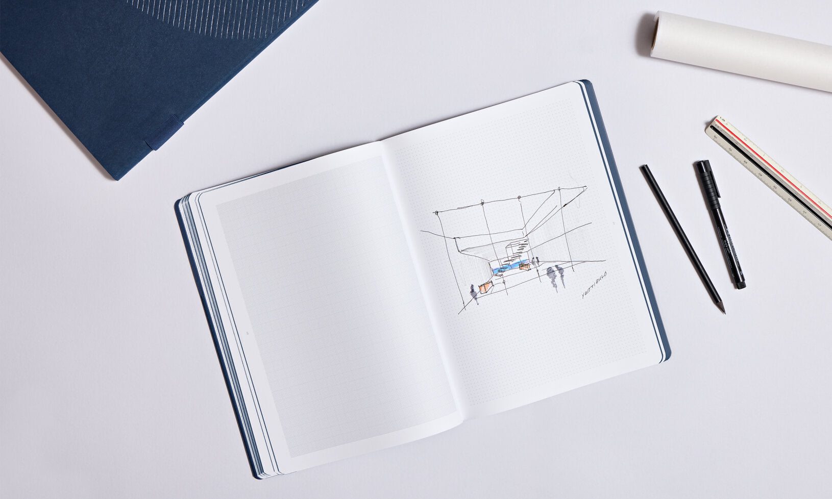 Notatnik nuuna Workbook XL – Bleu Nuit by MUT Design Studio