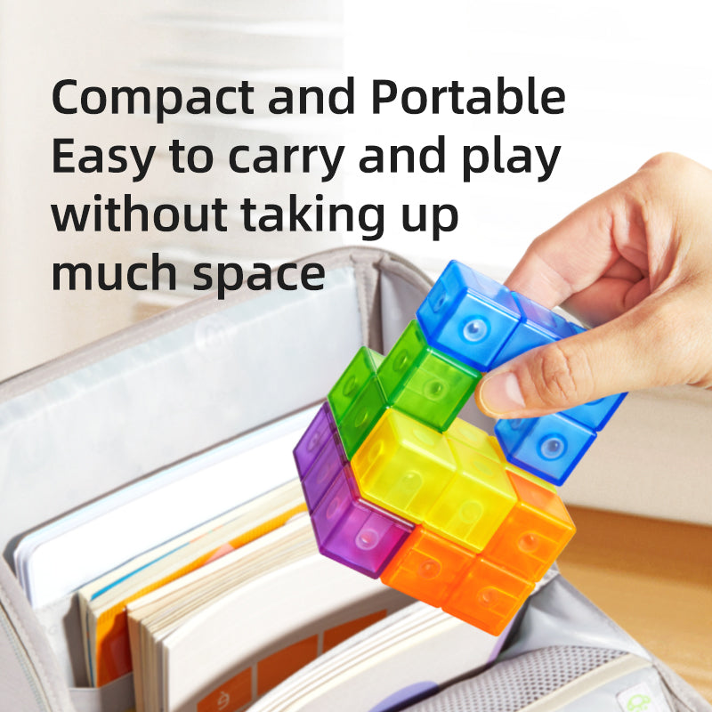 Cube de construction composé de blocs magnétiques Mideer