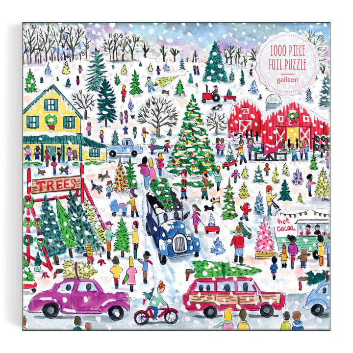 Puzzle Galison Michael Storrings – Christmas Tree Farm (1000 el.)