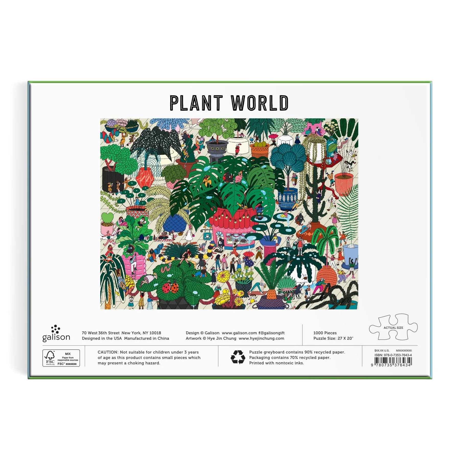 Puzzle Galison – Plant World (1000 el.)