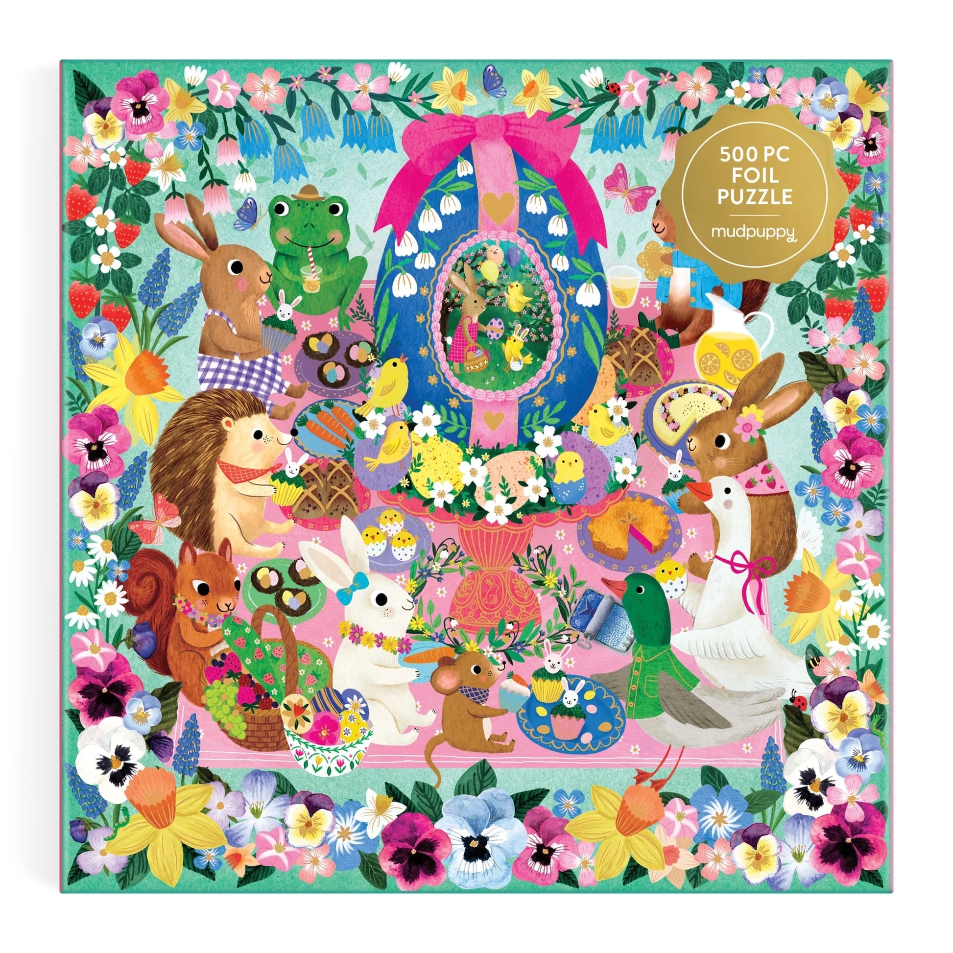 Puzzle Mudpuppy foliowane – Egg-cellent Day (500 el.)