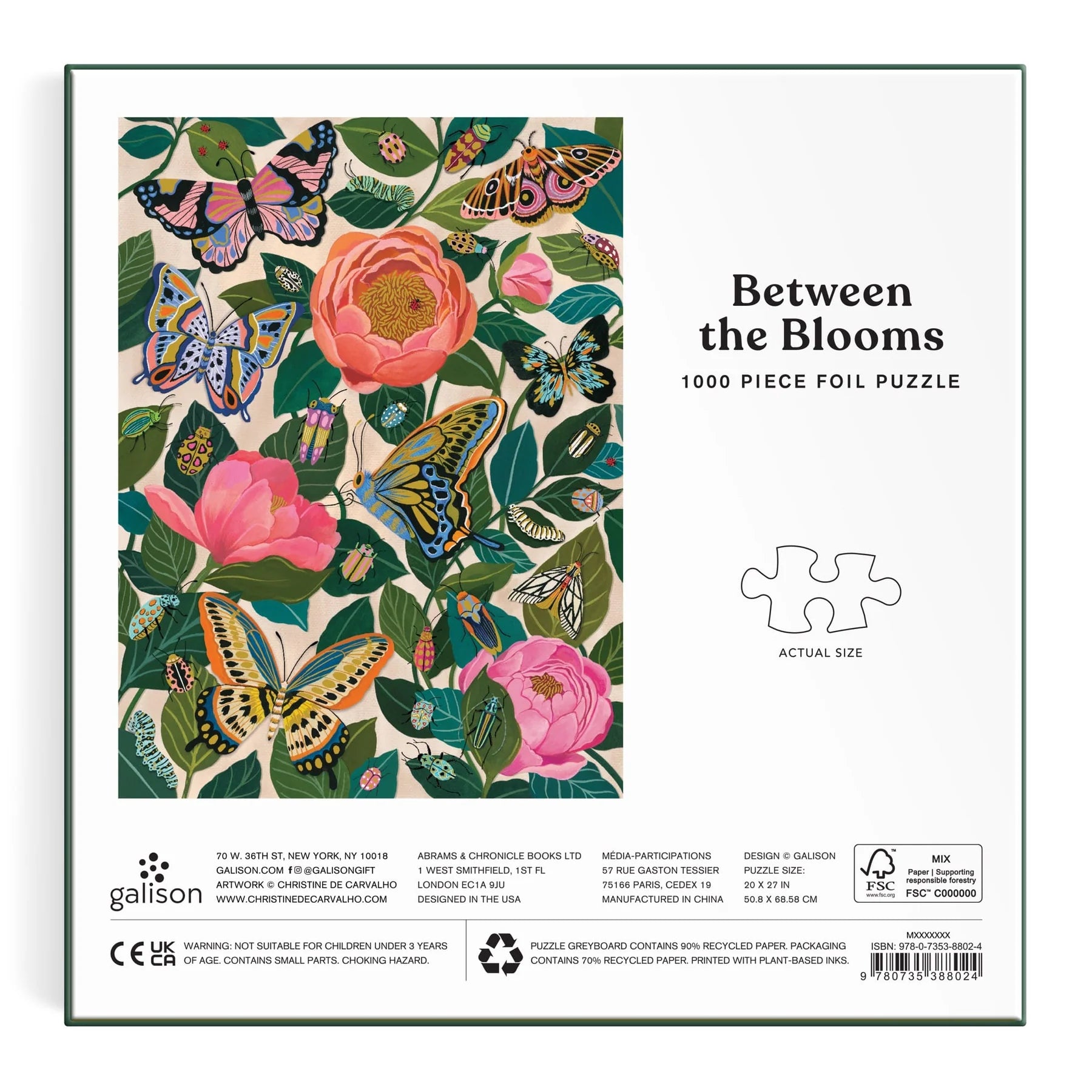 Puzzle Galison foliowane – Between the Blooms (1000 el.)