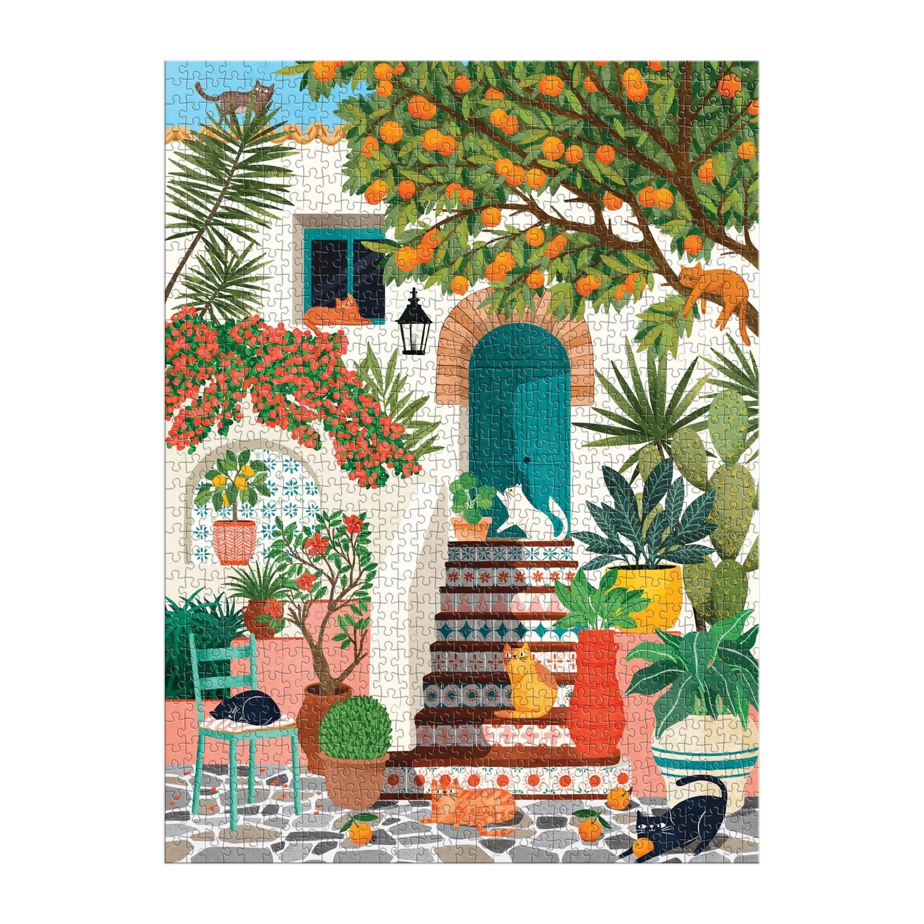 Puzzle Galison – Mediterranean Cats (1000 el.)