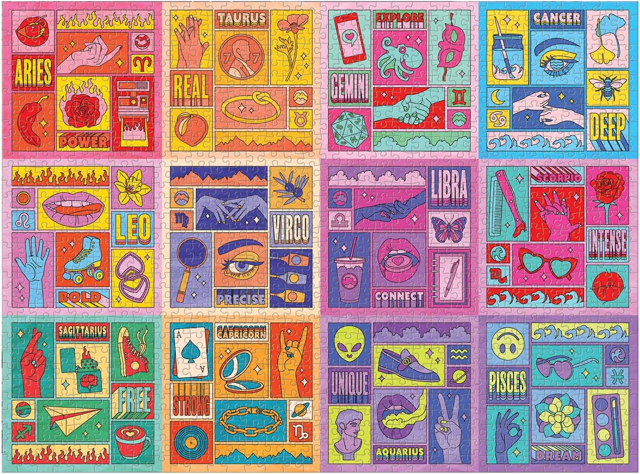 Puzzle Galison - Potere zodiacale (1000 pezzi)