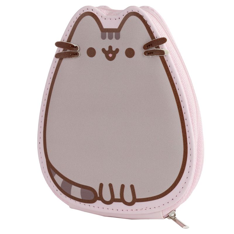 Yamann zestaw do manicure kot pusheen w różowym etui z nadrukiem kota Pusheen