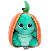 Pluszak żółw brzoskwinia miękki zielony żółwik w futerale w kształcie brzoskwini