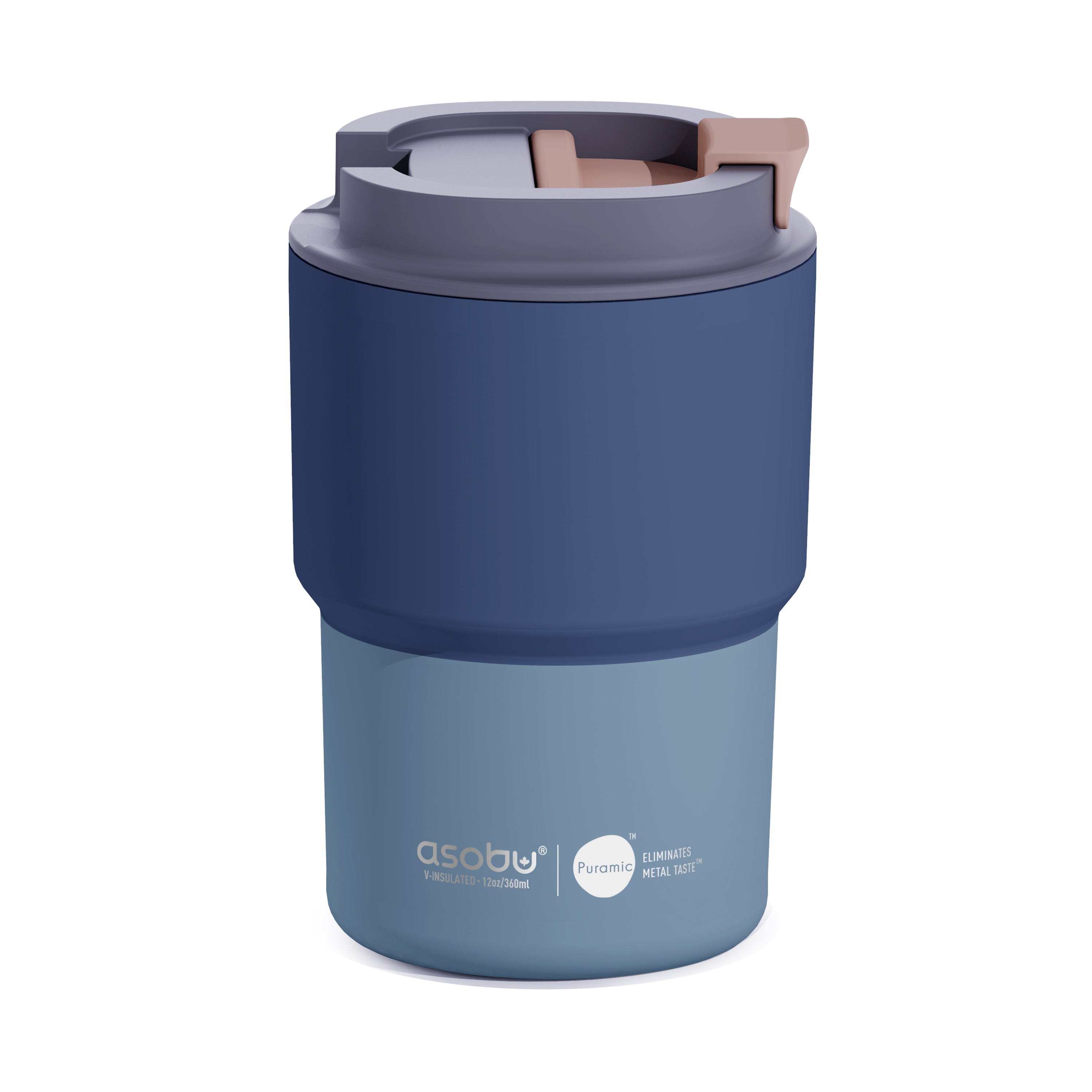 Tasse isotherme Coffee Express Asobu – bleu pastel 360 ml