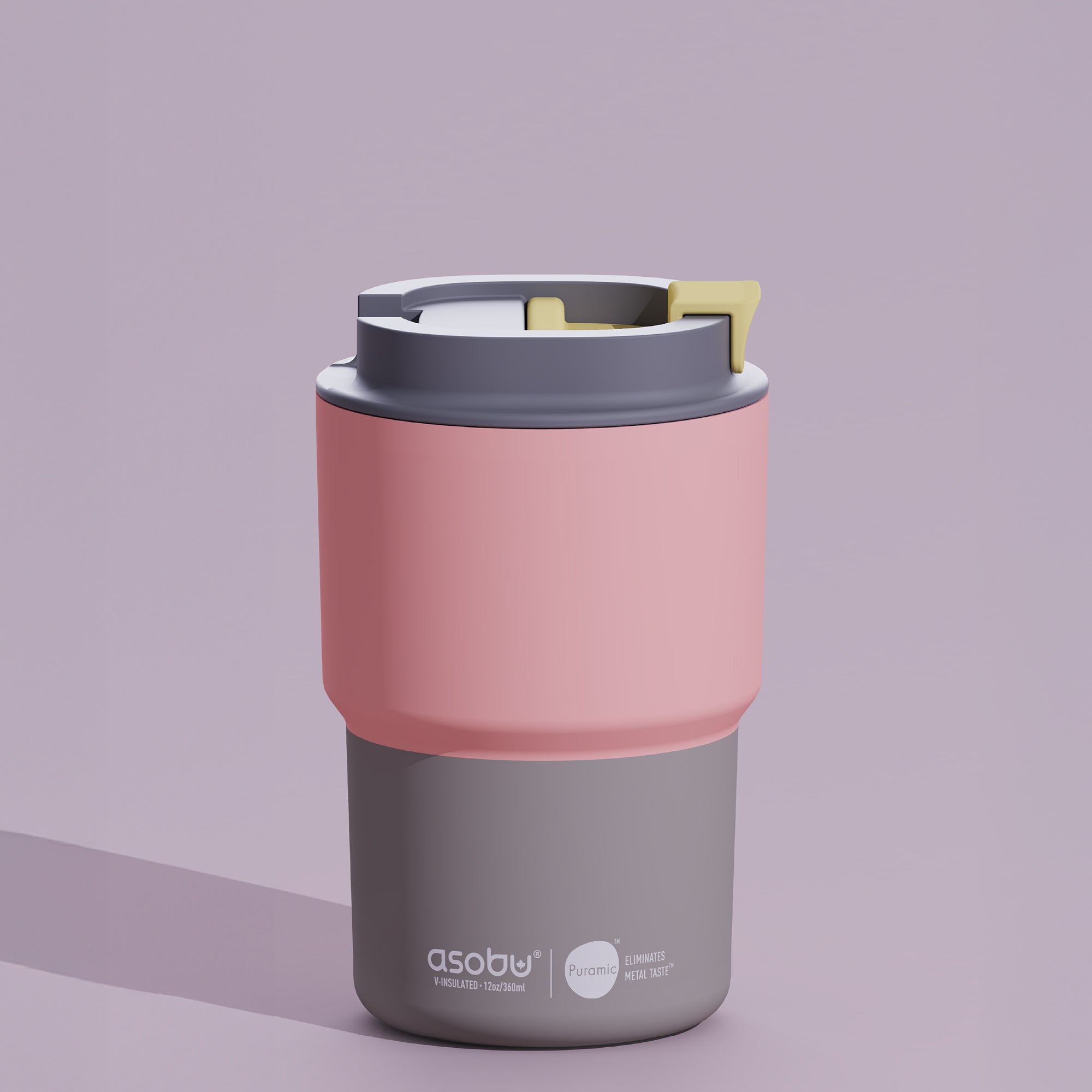 Tasse isotherme Coffee Express Asobu – pêche pastel 360 ml