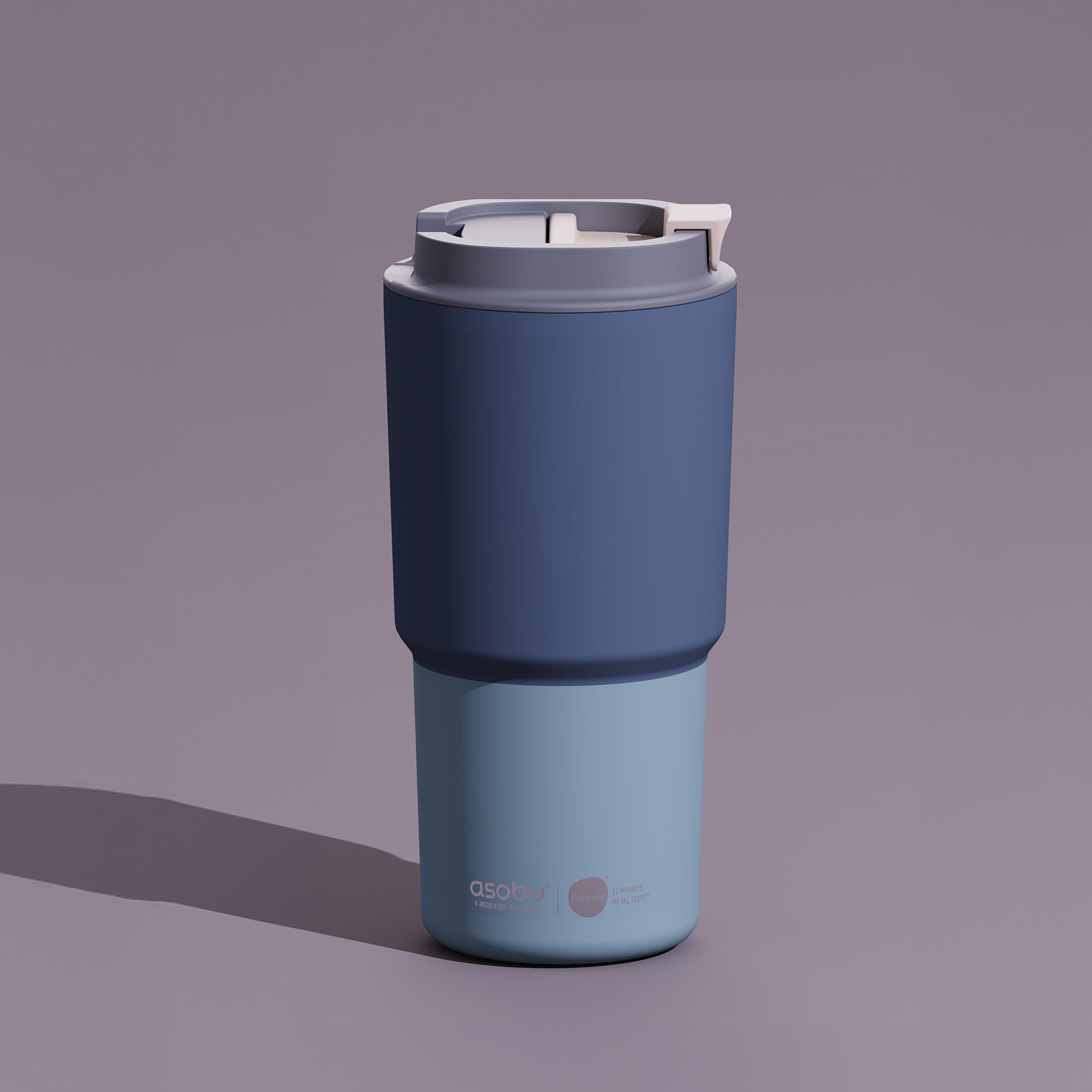 Tasse isotherme Pick Me Up Asobu – bleu pastel 650 ml