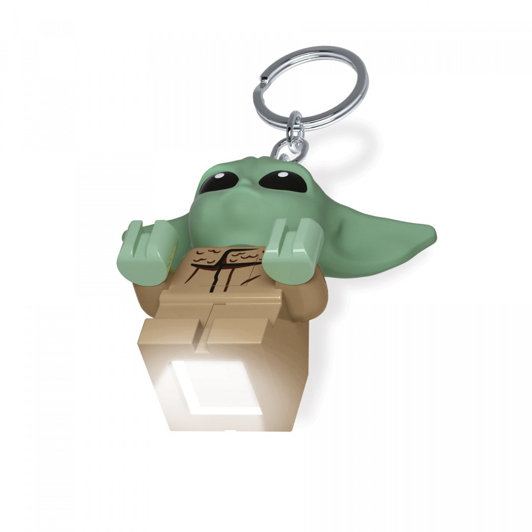 Brelok MOB z postacią Baby Yoda z Gwiezdnych Wojen z wbudowaną lampką LED