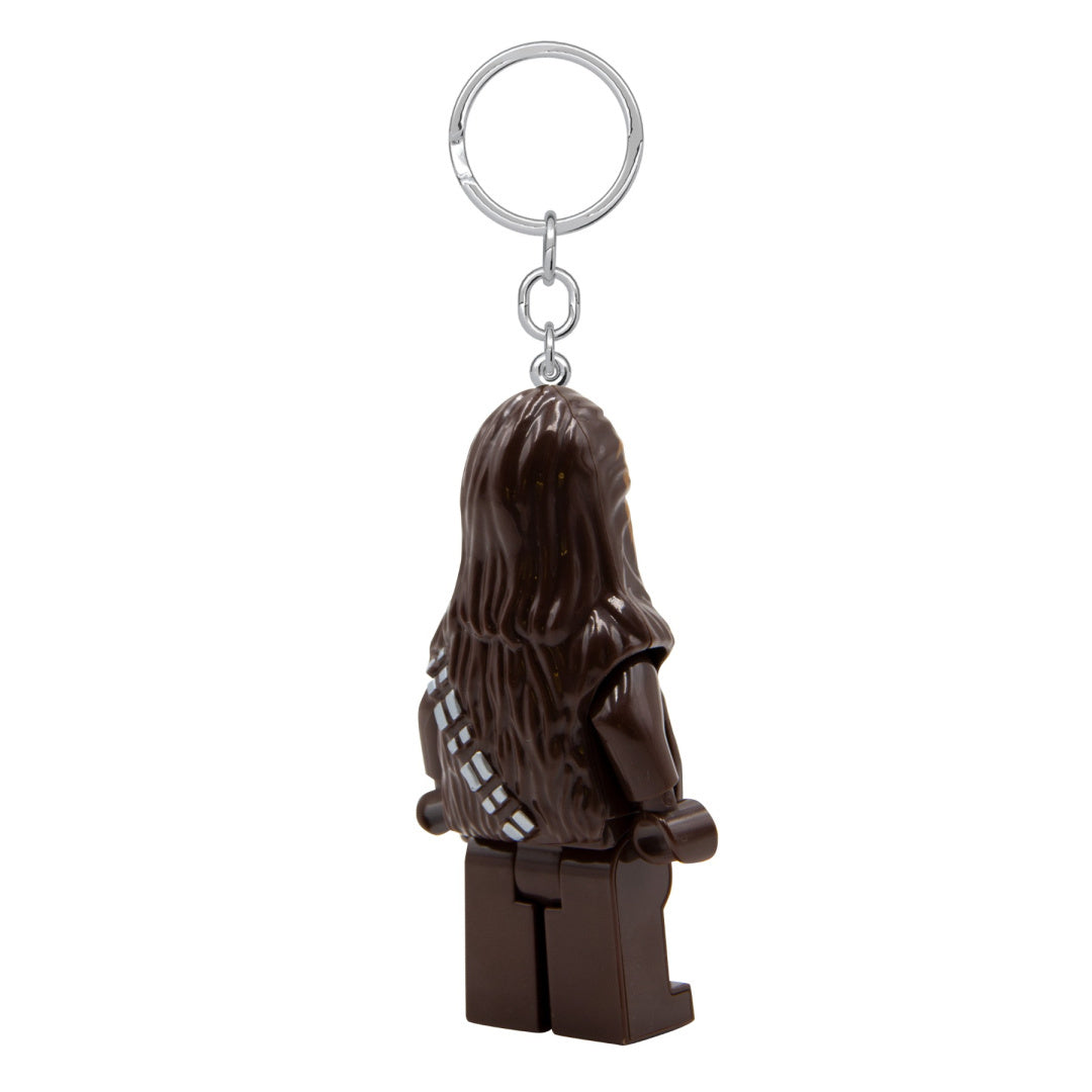 MOB brelok z latarką Chewbacca w kształcie figurki z włosami i paskiem na kluczach