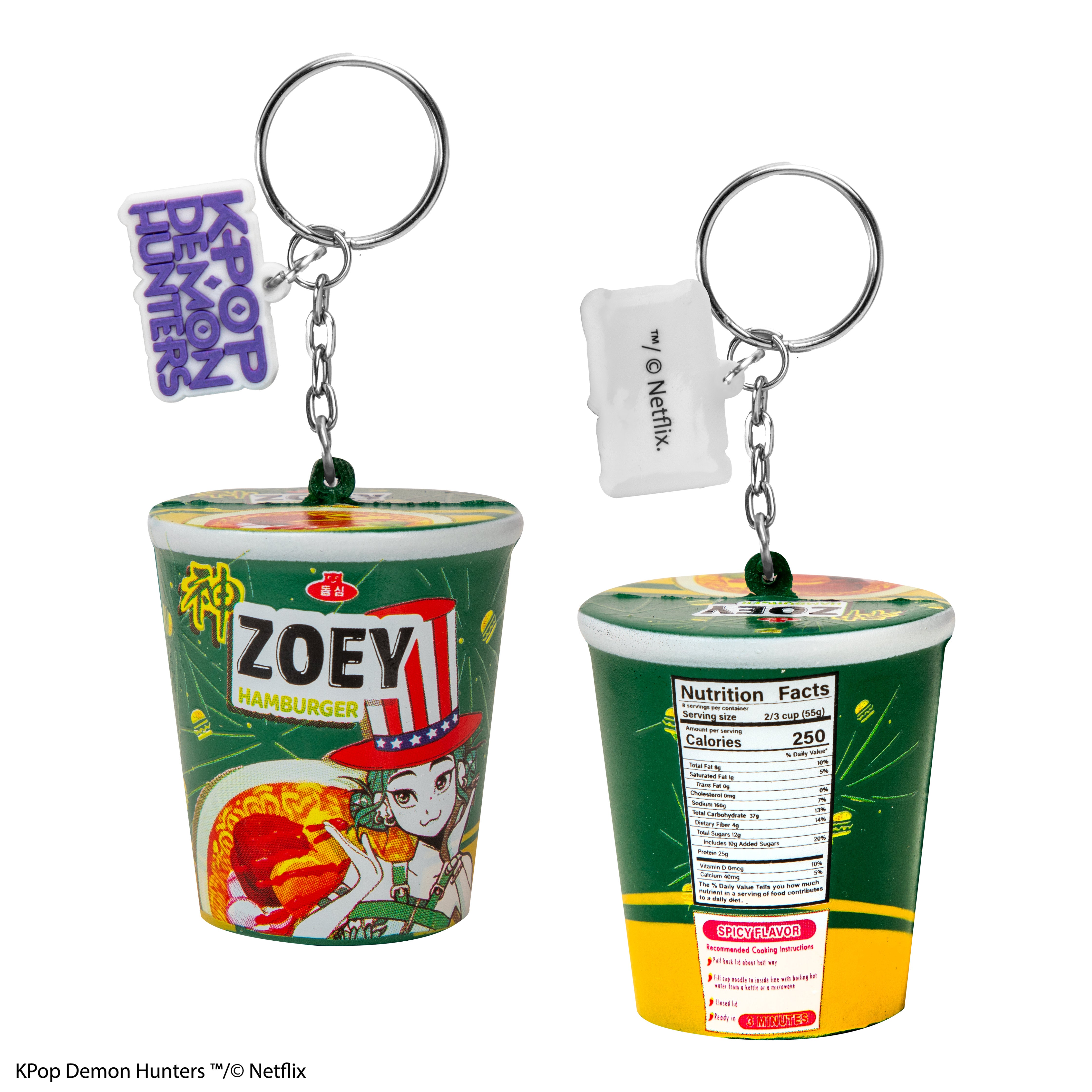 Brelok squishy – Zoey Hamburger Noodles