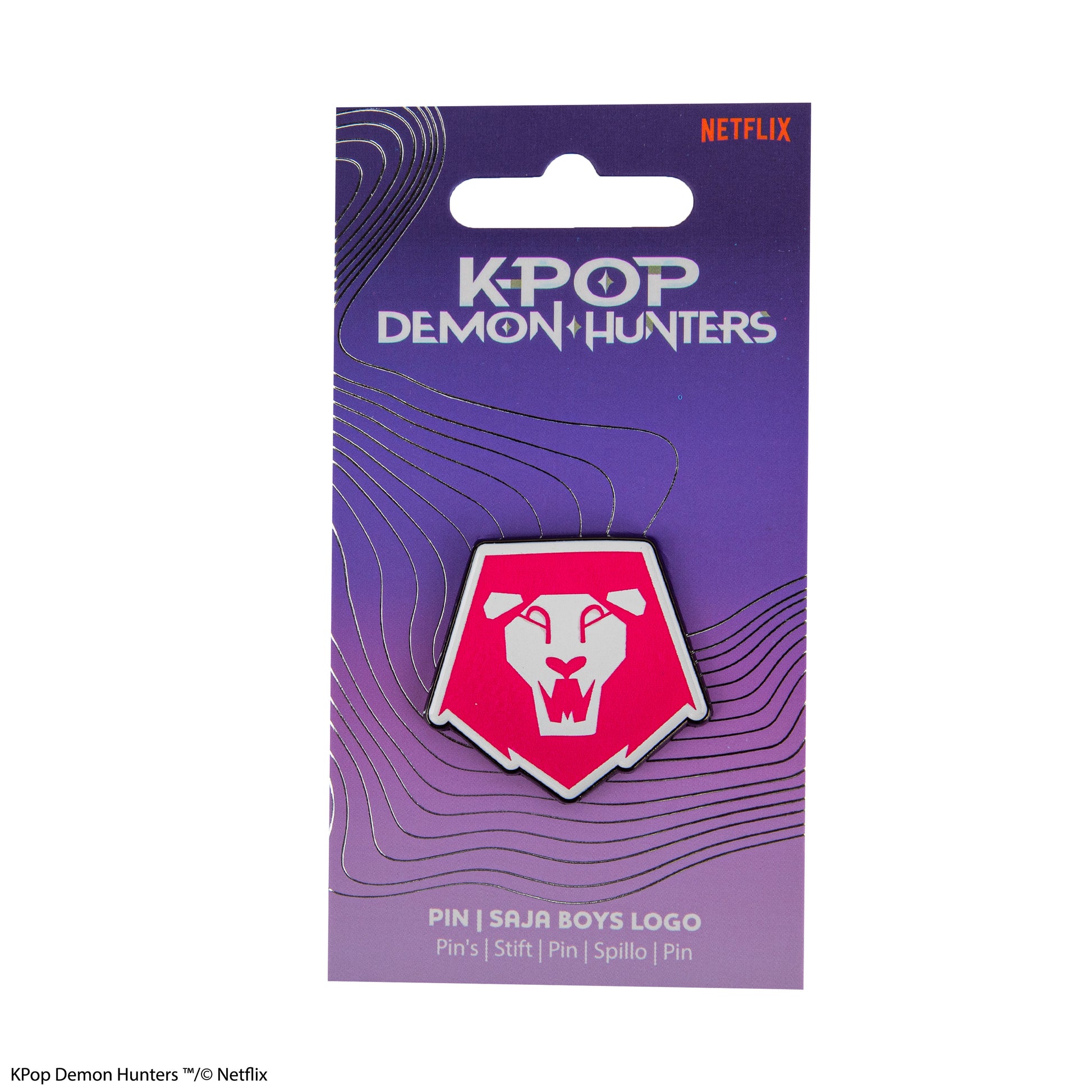 Pin metalowy Demon Hunters - Saja Boys logo