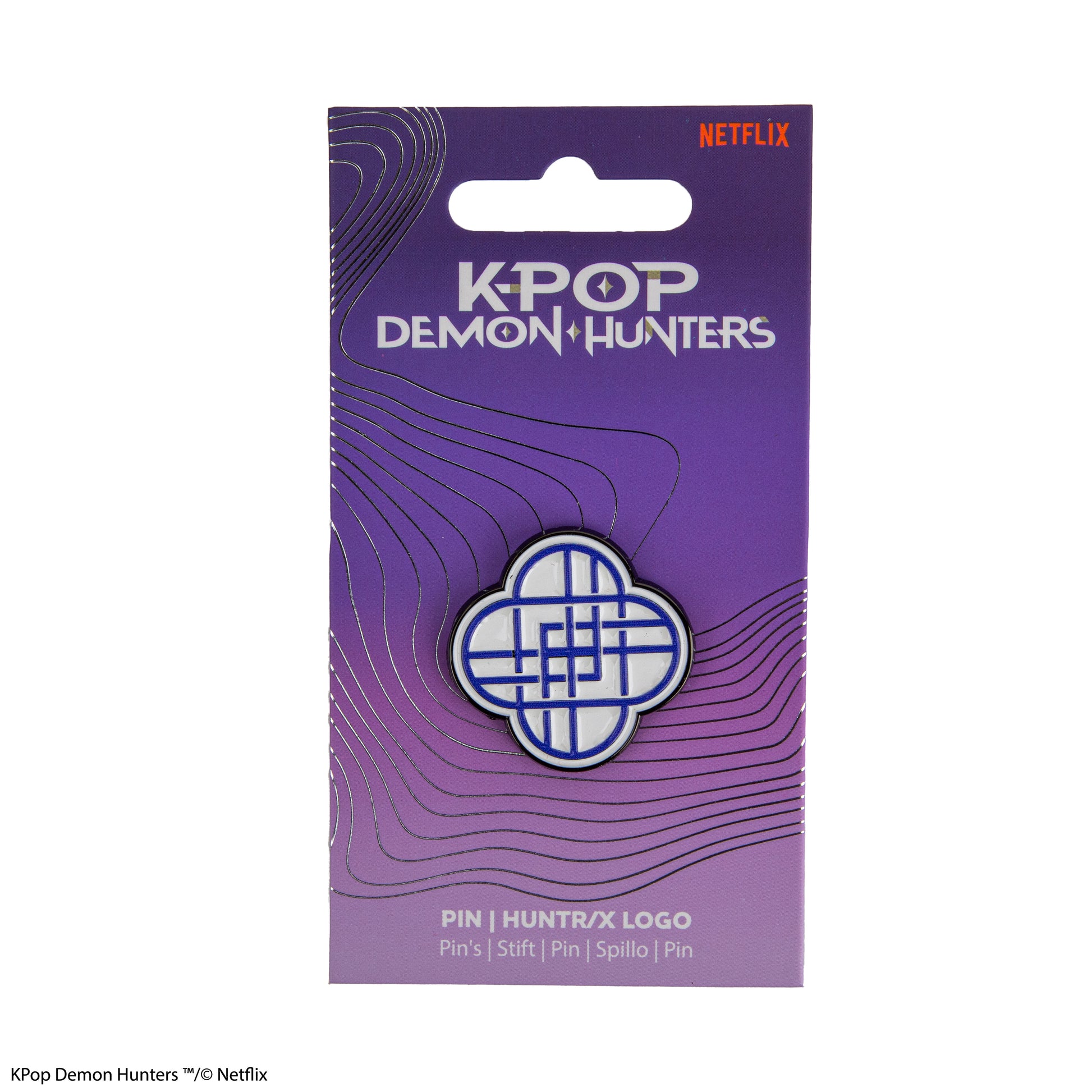 Pin metalowy Demon Hunters - HUNTR/X Logo