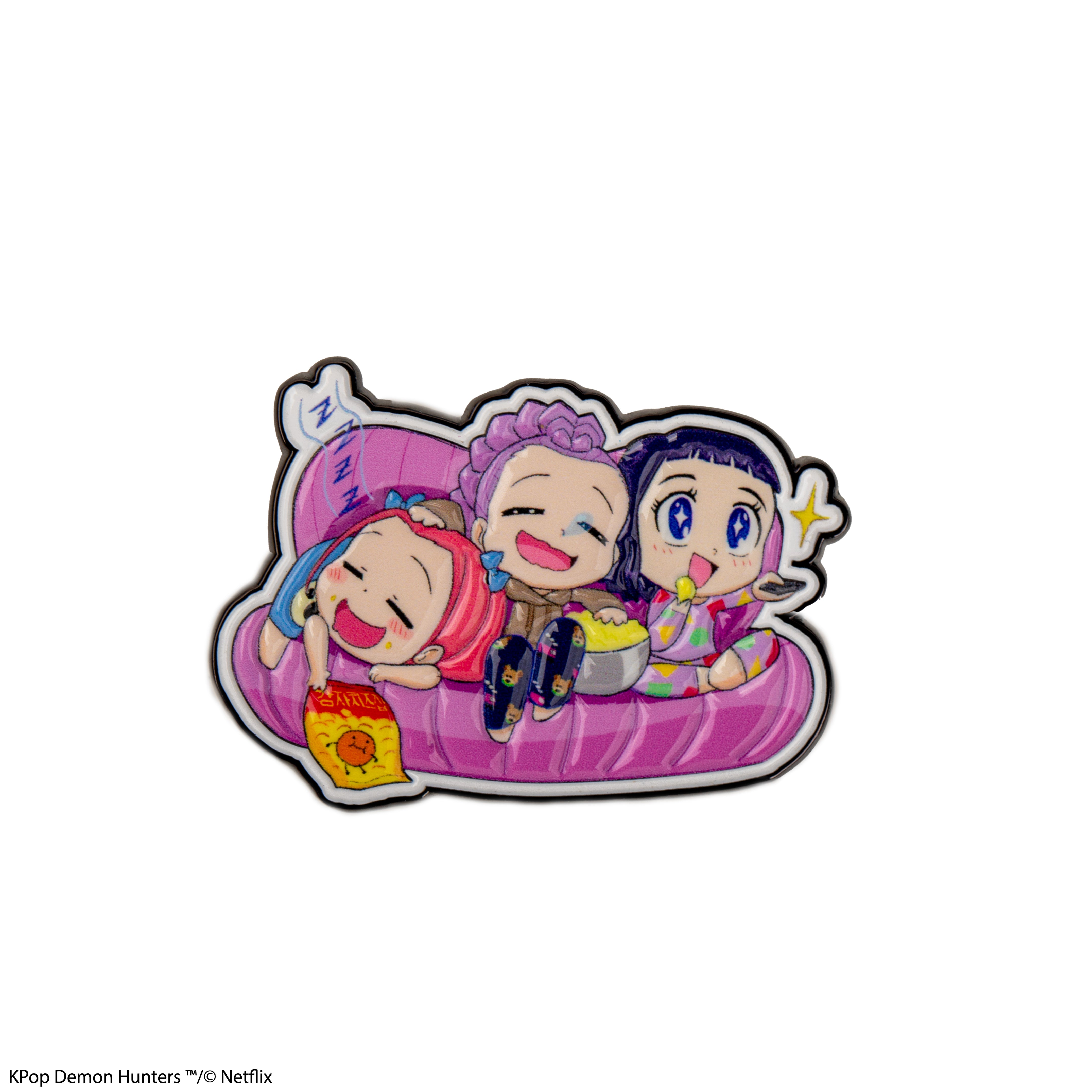 Pin metalowy Demon Hunters - Couch couch couch