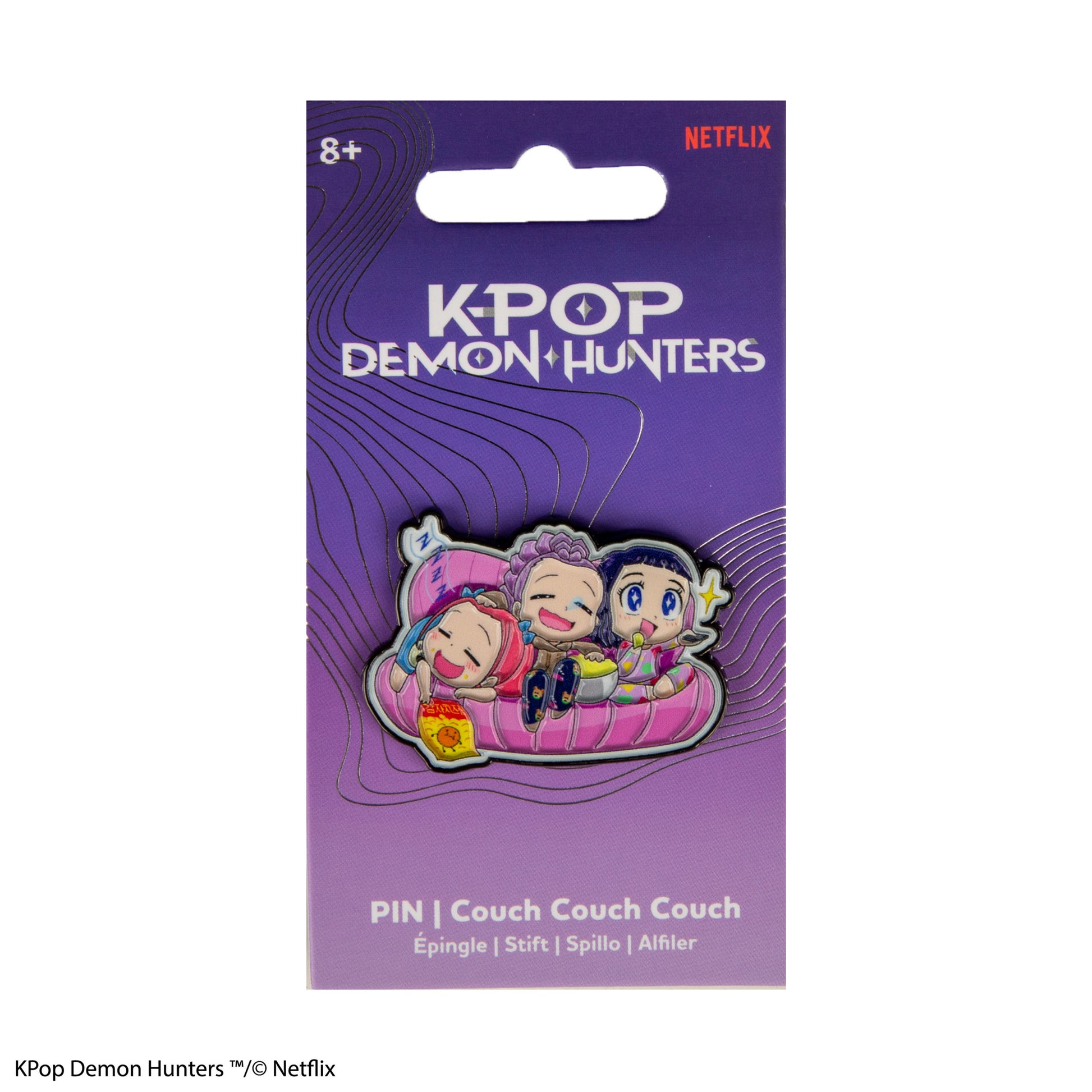 Pin metalowy Demon Hunters - Couch couch couch