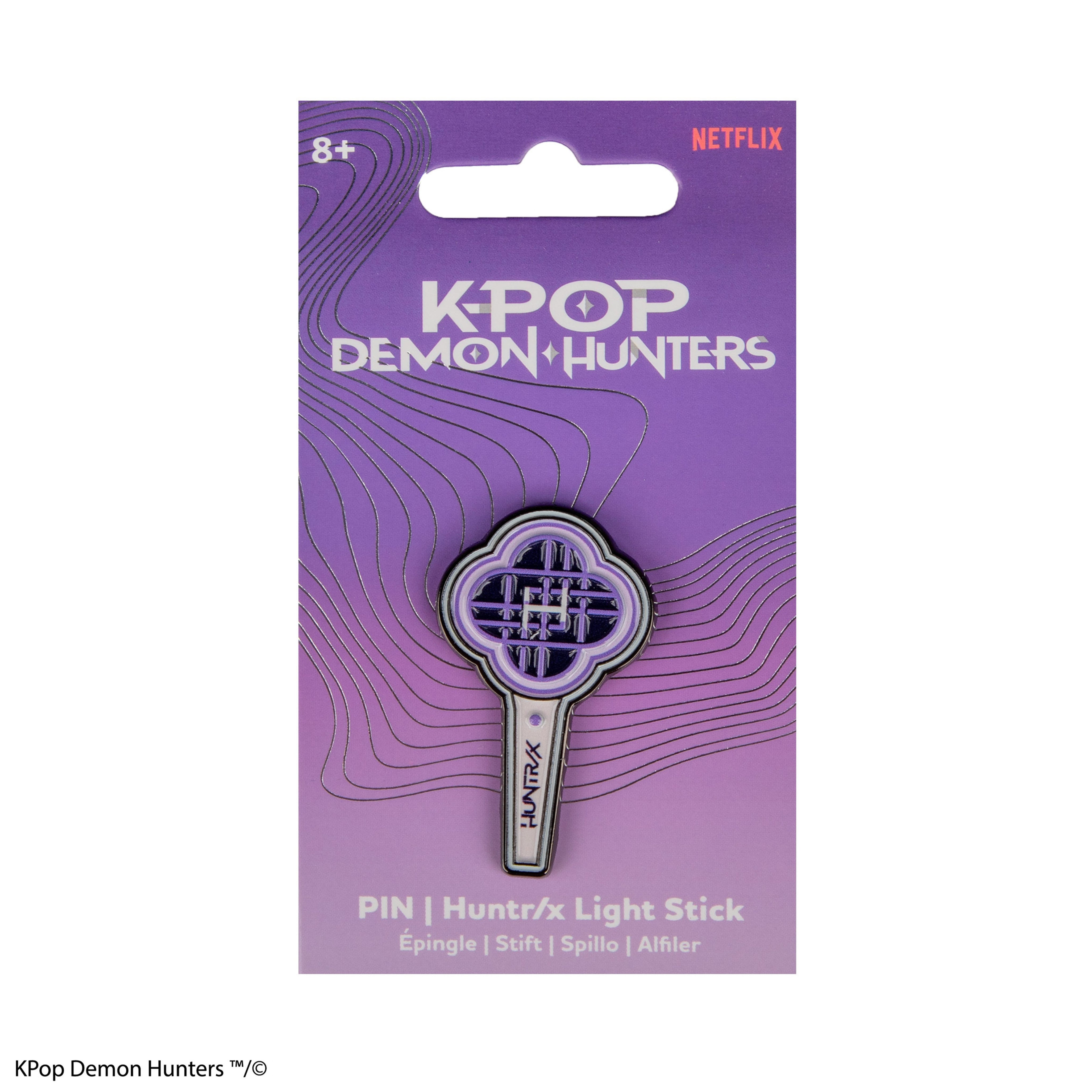 Pin metalowy Demon Hunters - HUNTR/X Light Stick
