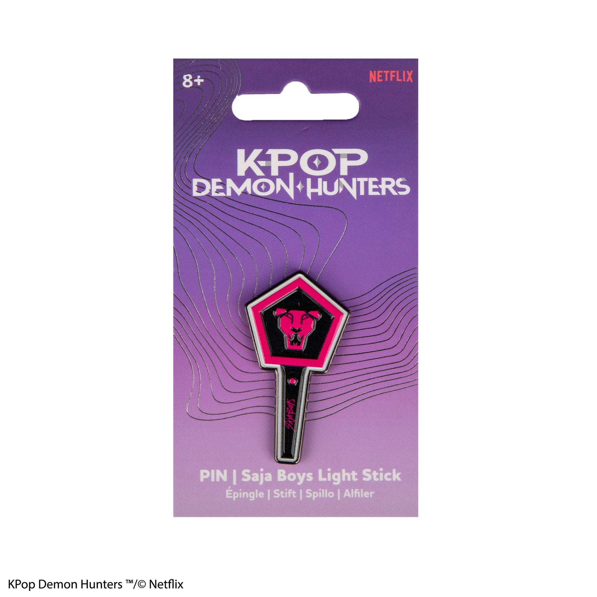 Pin metalowy Demon Hunters - Saja Boys Light Stick