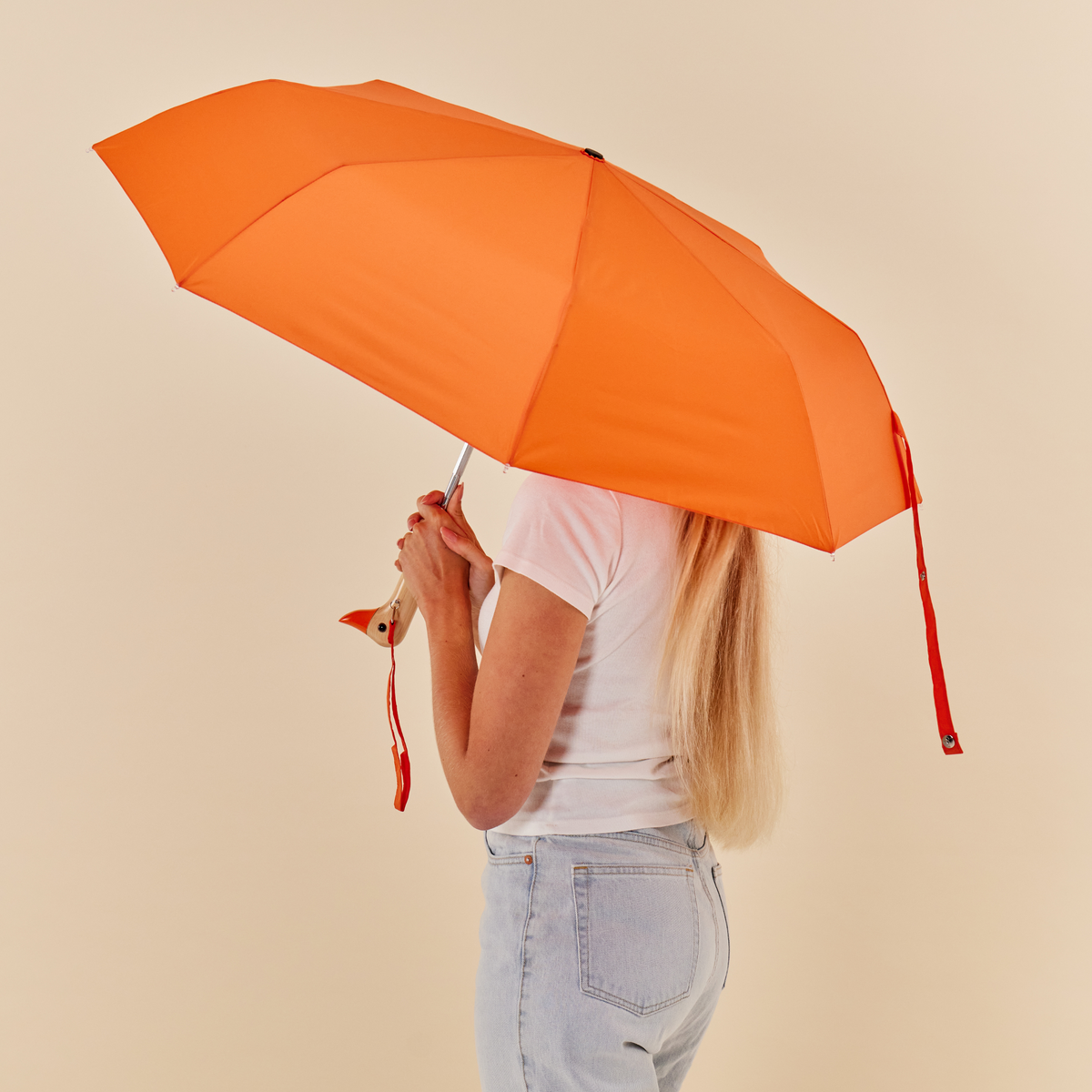 Entenregenschirm Original Duckhead – Papaya