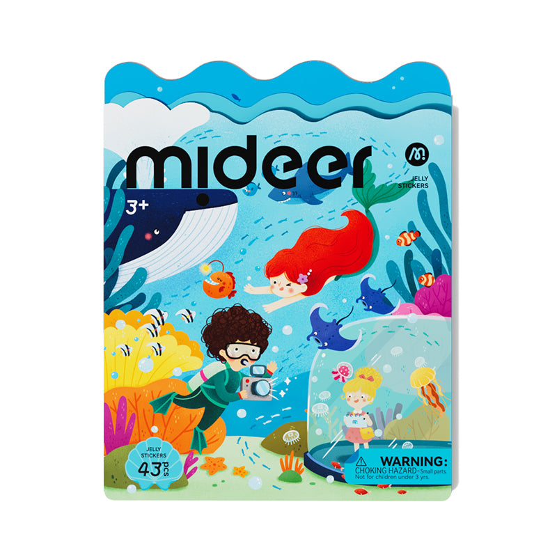 Żelowe naklejki wielorazowe mideer – Incredible Aquarium