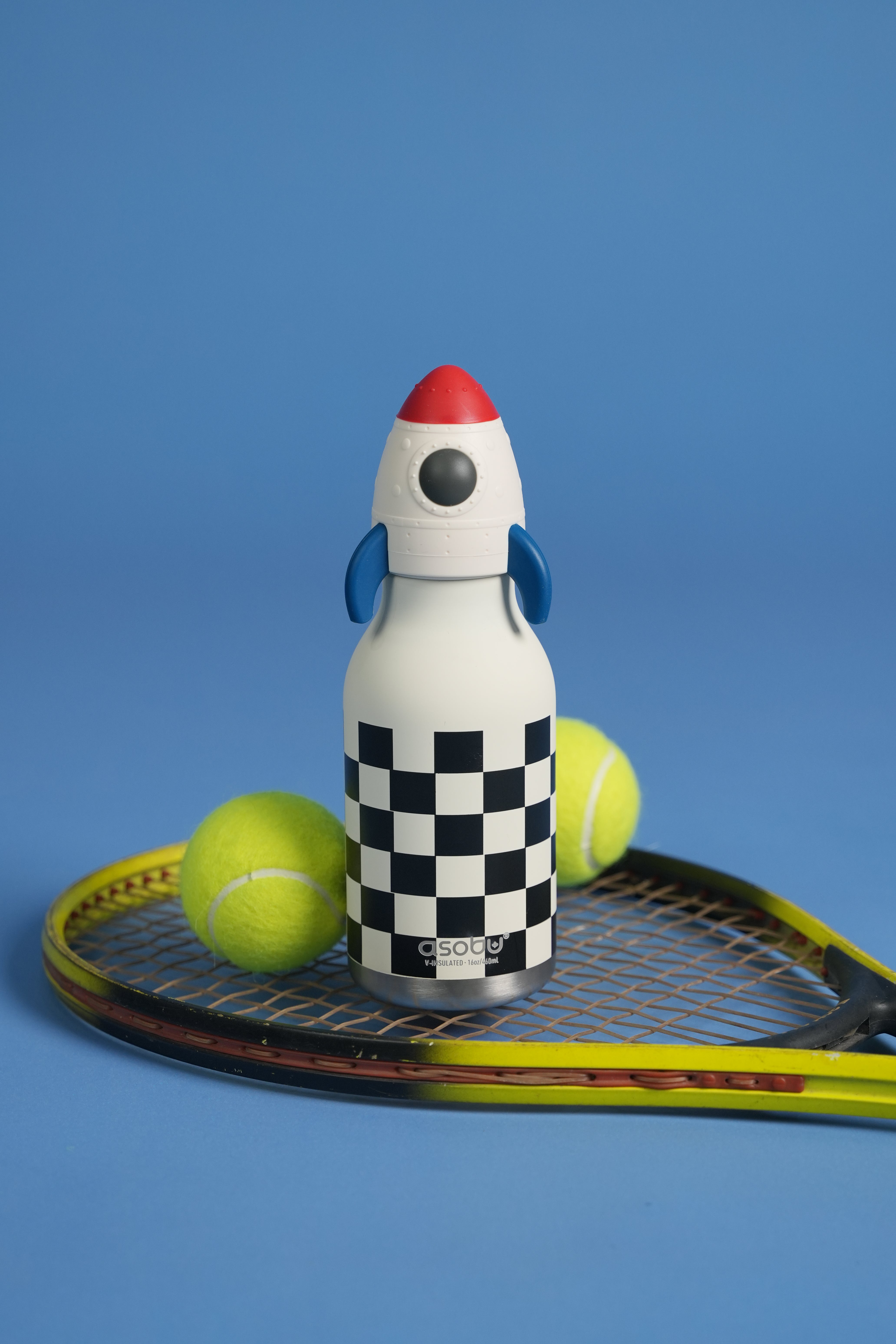 Butelka termiczna ze słomką Bestie Asobu – Rakieta 460 ml