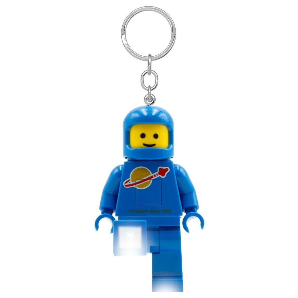 MOB brelok LEGO niebieski astronauta z bohaterem w skafandrze kosmicznym i żółtą twarzą