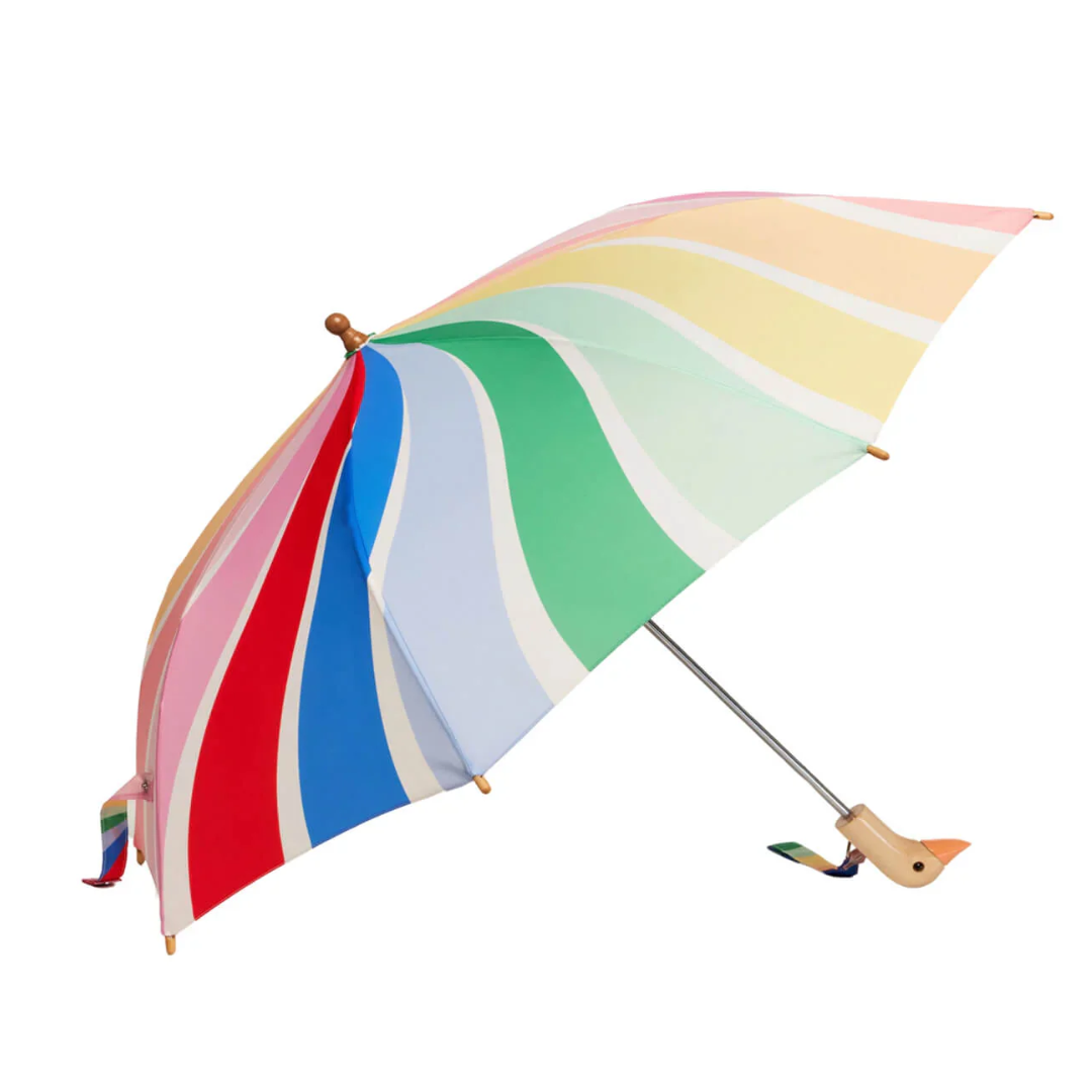 Parasolka kaczka dziecięca Duckling – Rainbow Stripes