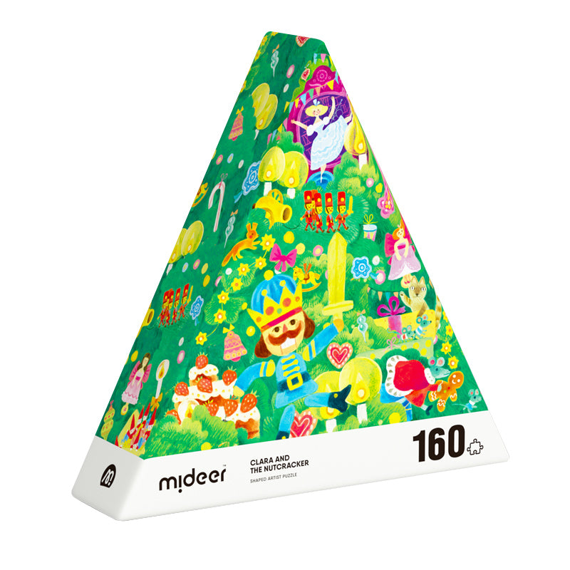 mideer świąteczne puzzle dla dzieci 160 elementów z motywem Dziadka do orzechów