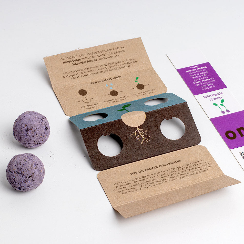 Biodiversity Bombs Resetea– Wild Purple Flowers