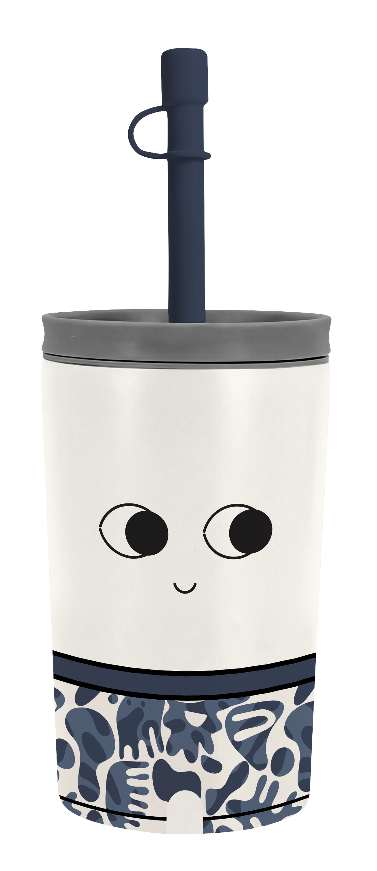 Butelka termiczna w pluszowym etui Fuzzie Asobu - Kot