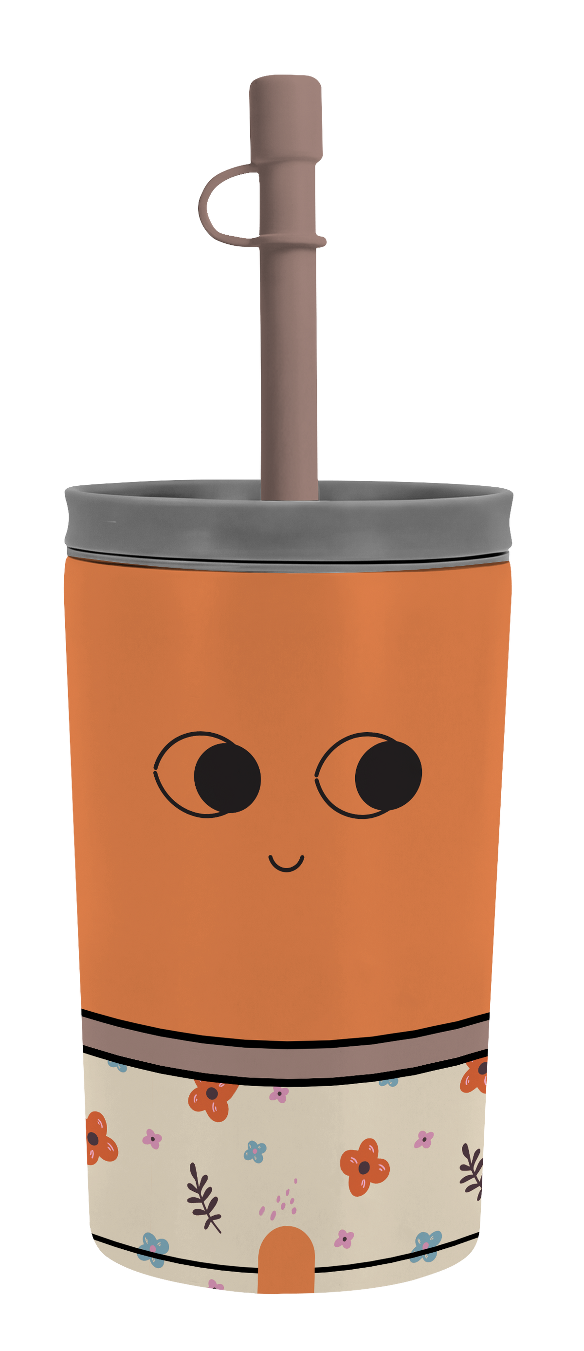 Butelka termiczna w pluszowym etui Fuzzie Asobu - Lis