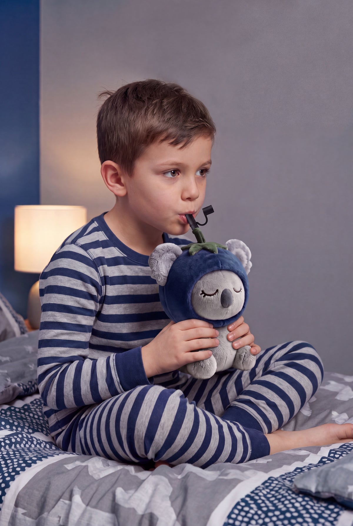 Butelka termiczna w pluszowym etui Fuzzies Asobu - Koala