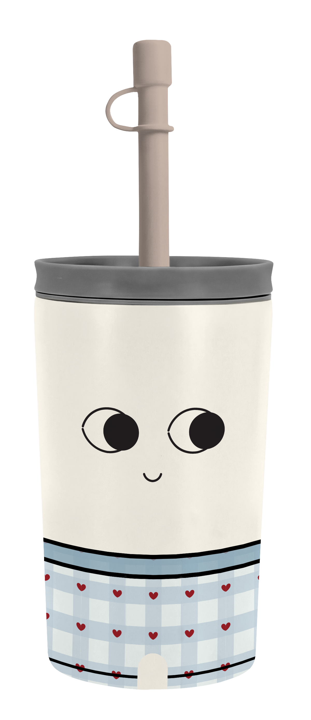 Butelka termiczna w pluszowym etui Fuzzies Asobu - Owieczka