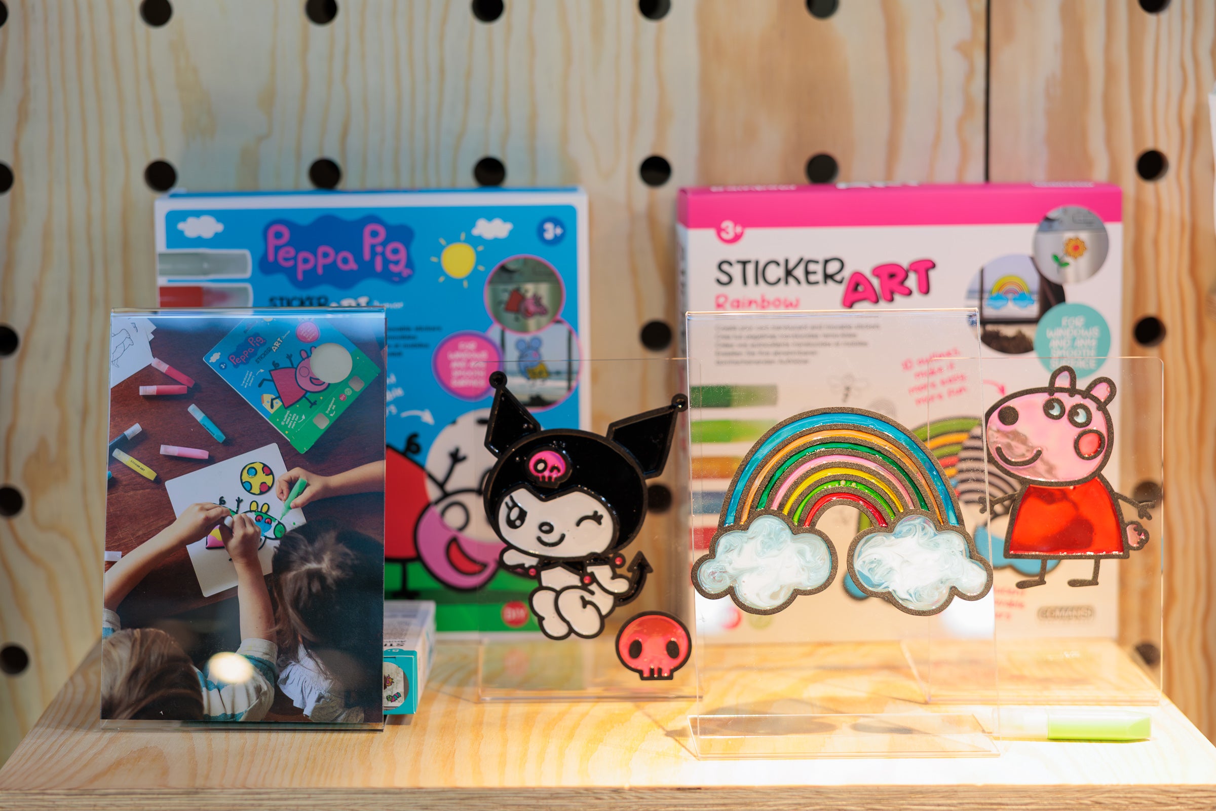 Zestaw do tworzenia naklejek Sticker Art – Tęcza