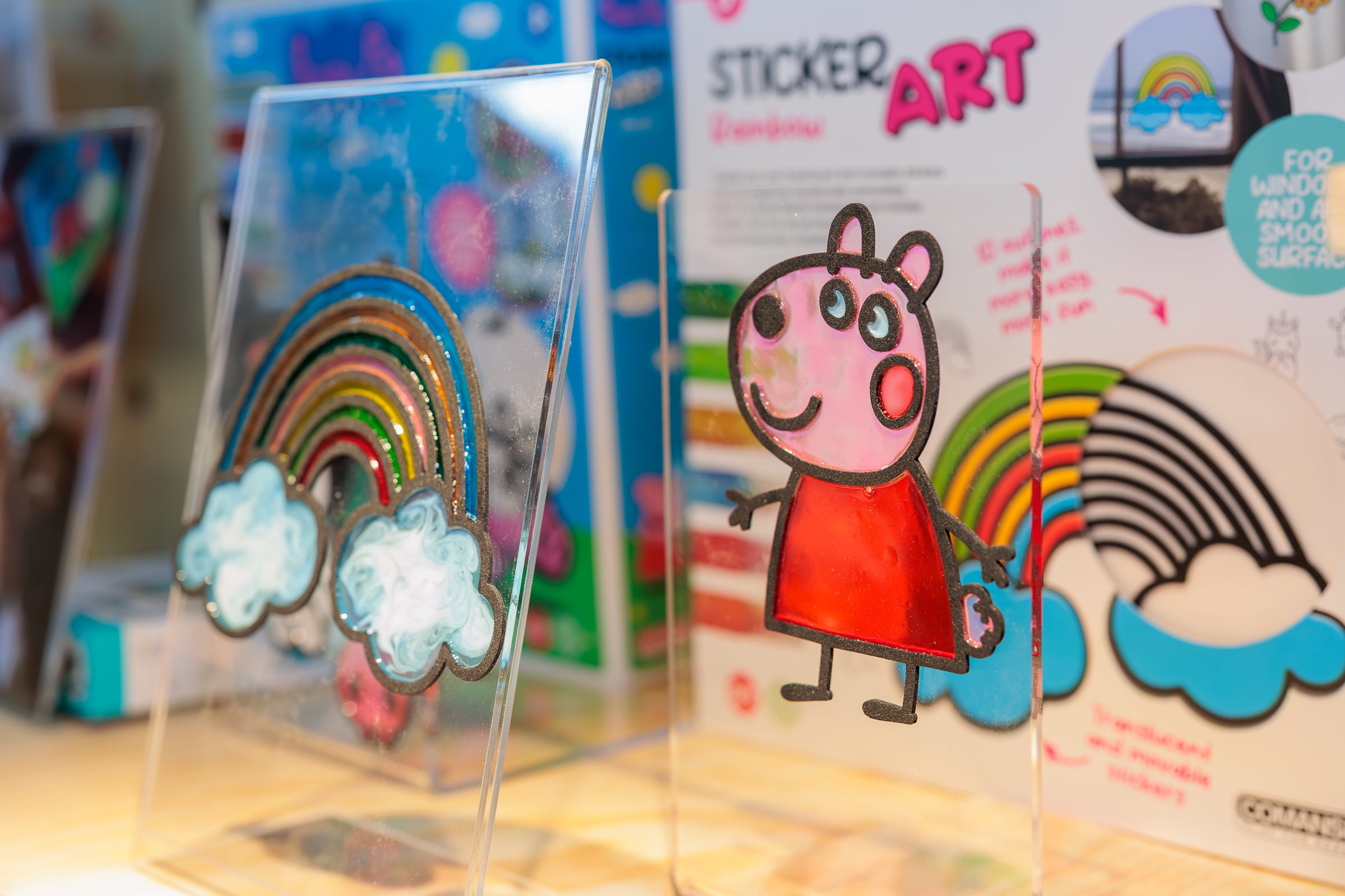 Kit de criação de adesivos Sticker Art – Rainbow