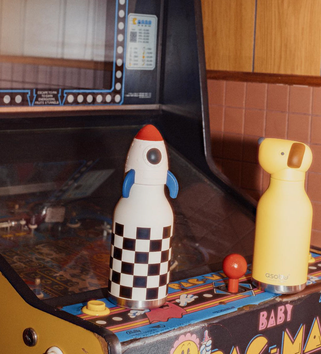 Bouteille isotherme avec paille Bestie Asobu – Chien 460 ml