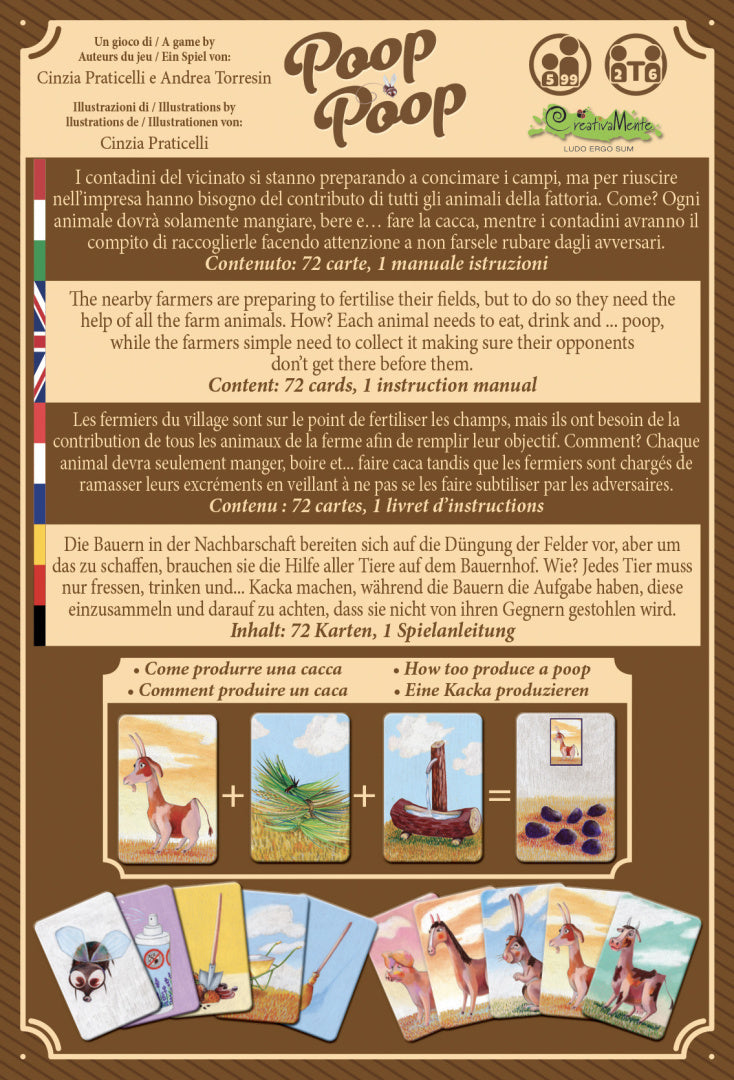Gioco di carte Poop Poop – Kupka
