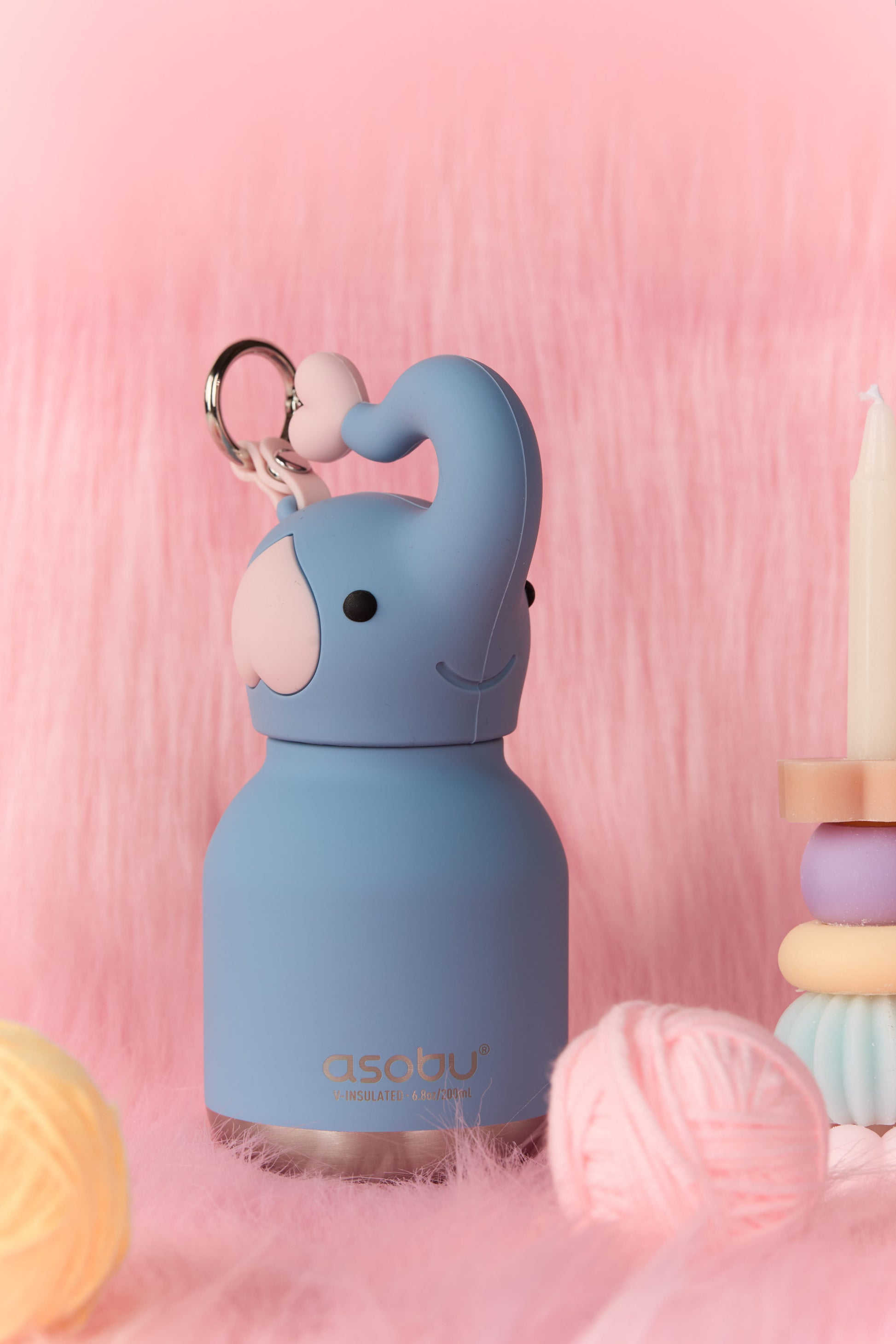 Butelka termiczna Mini Bestie Asobu – Słoń 200 ml