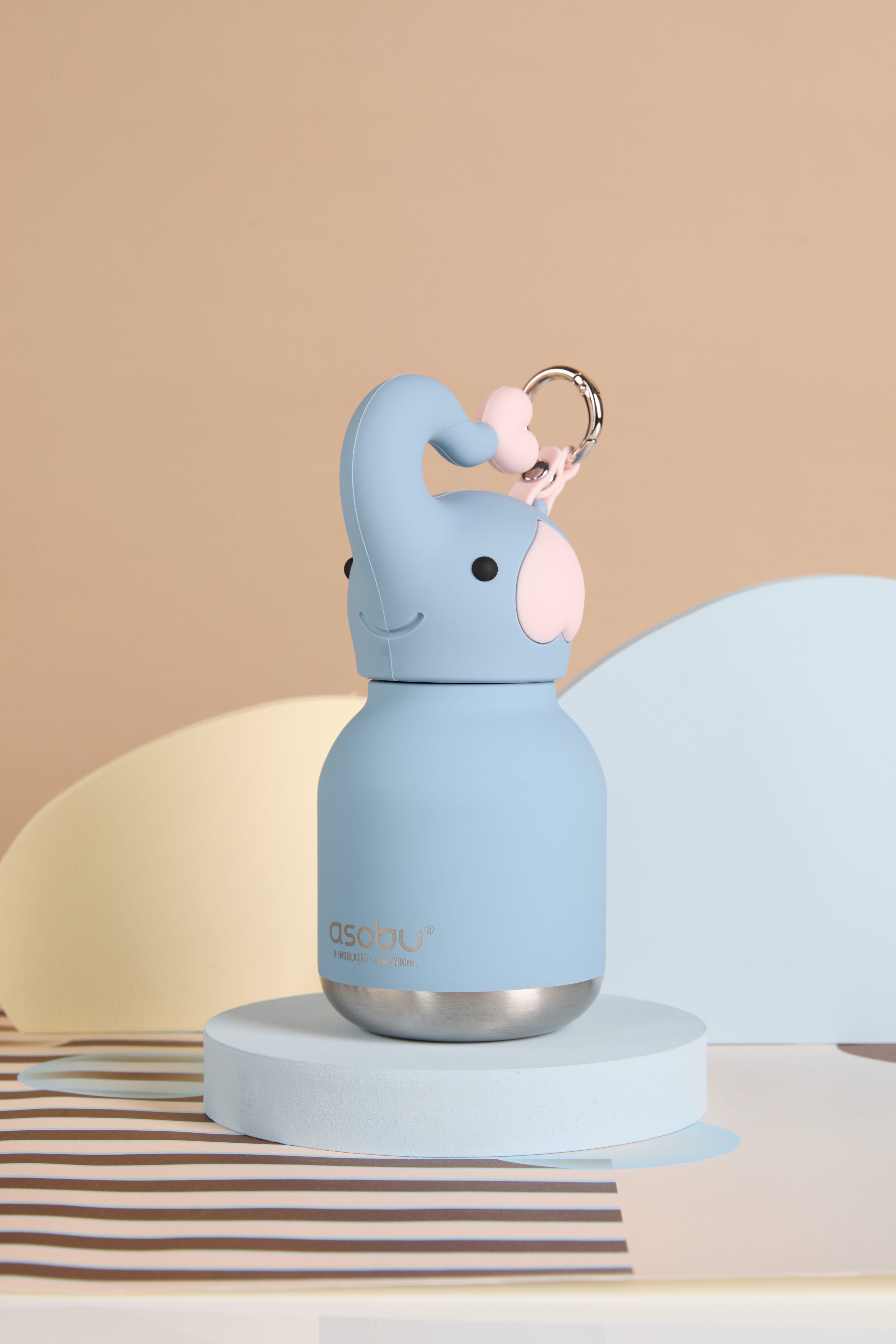 Butelka termiczna Mini Bestie Asobu – Słoń 200 ml