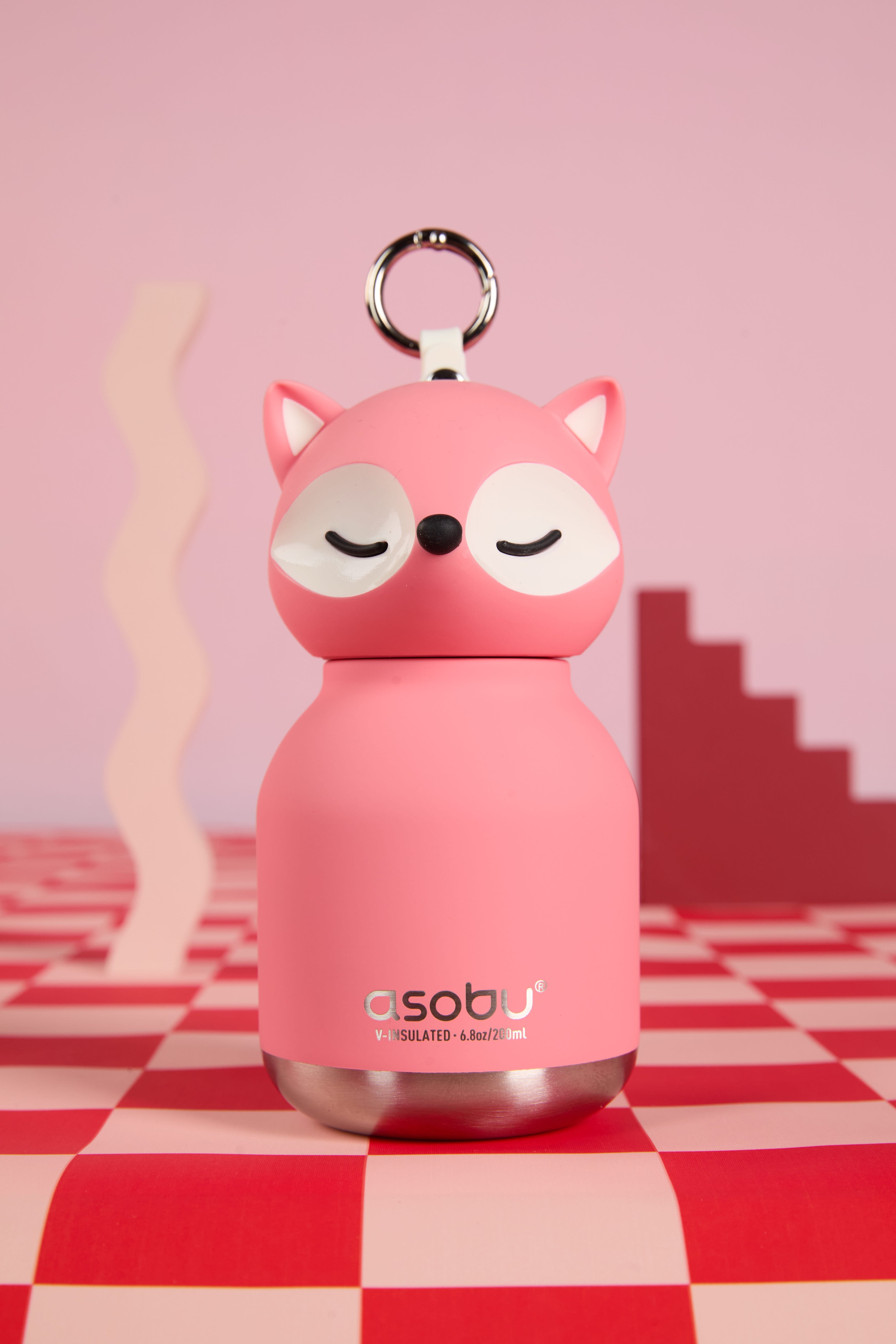 Butelka termiczna Mini Bestie Asobu – Różowy Lis 200 ml