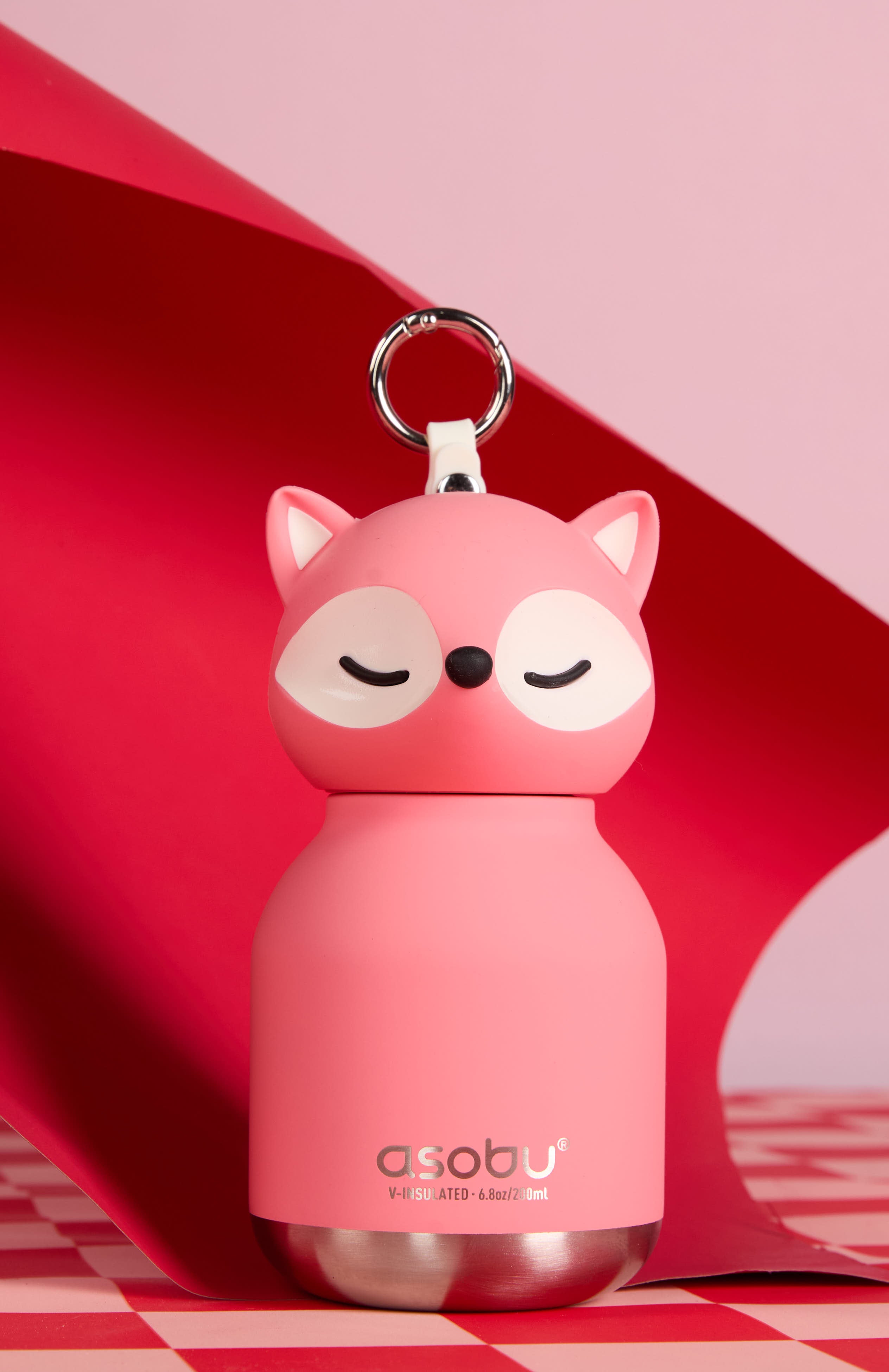 Butelka termiczna Mini Bestie Asobu – Różowy Lis 200 ml