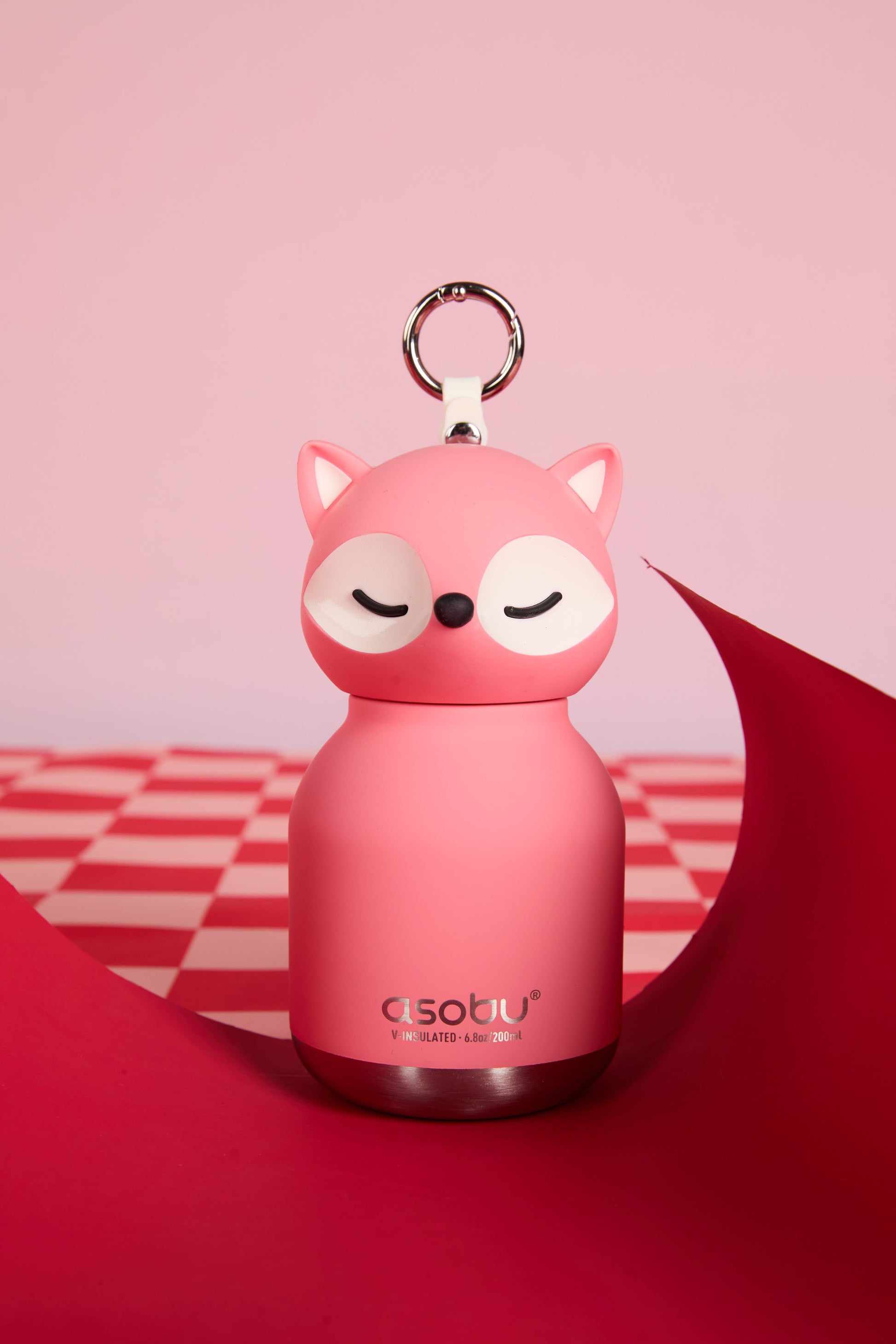 Butelka termiczna Mini Bestie Asobu – Różowy Lis 200 ml