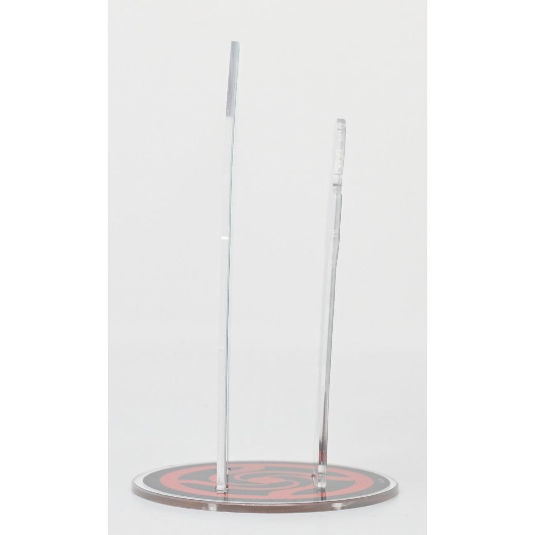 Podstawka do figurki Jujutsu Kaisen Nobara Kugisaki z przezroczystymi wspornikami i motywem czerwonego symbolu