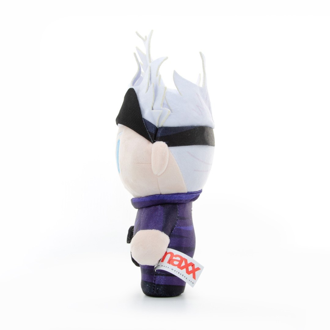 pluszowa figurka Jujutsu Kaisen postać z białymi włosami i czarną opaską od Yu Me Toys